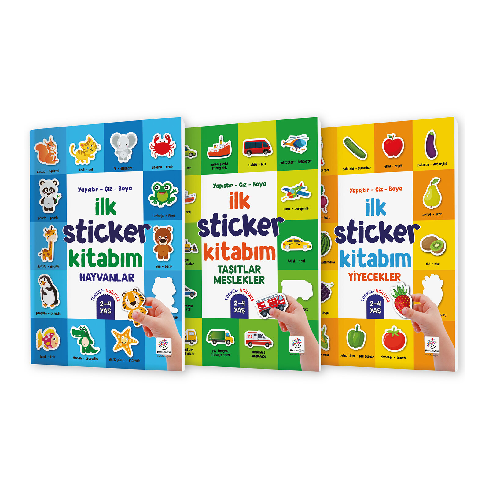 İlk Sticker Kitabım Seti (Stickerlı 3 Kitap) İlk Sticker Kitabım Seti (Stickerlı 3 Kitap)