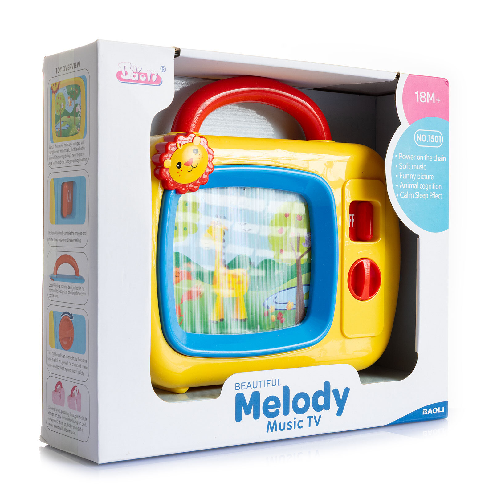 İlk Televizyonum - Kurmalı Müzikli Oyuncak Televizyon (pilsiz çalışır)