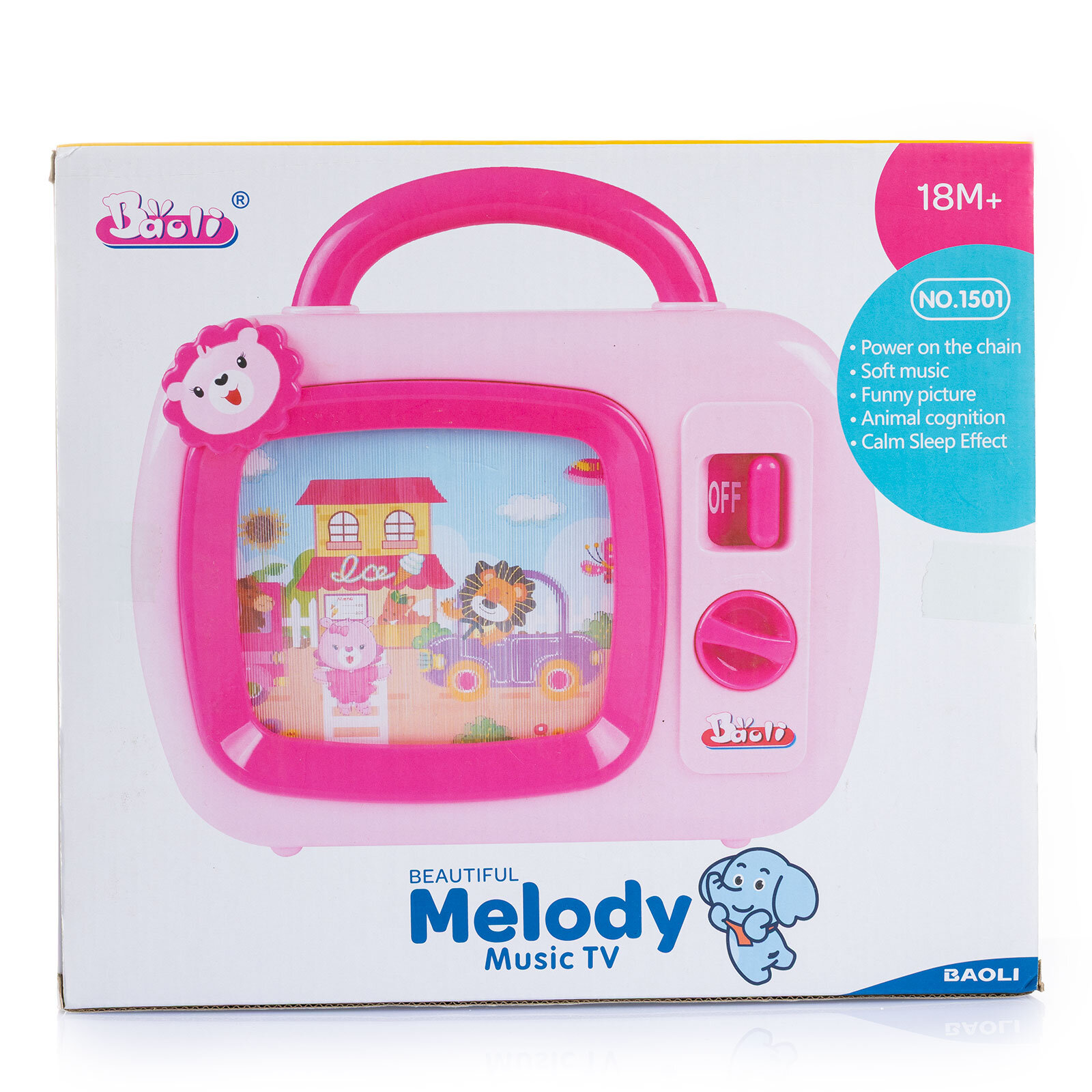 İlk Televizyonum - Kurmalı Müzikli Oyuncak Televizyon (pilsiz çalışır)