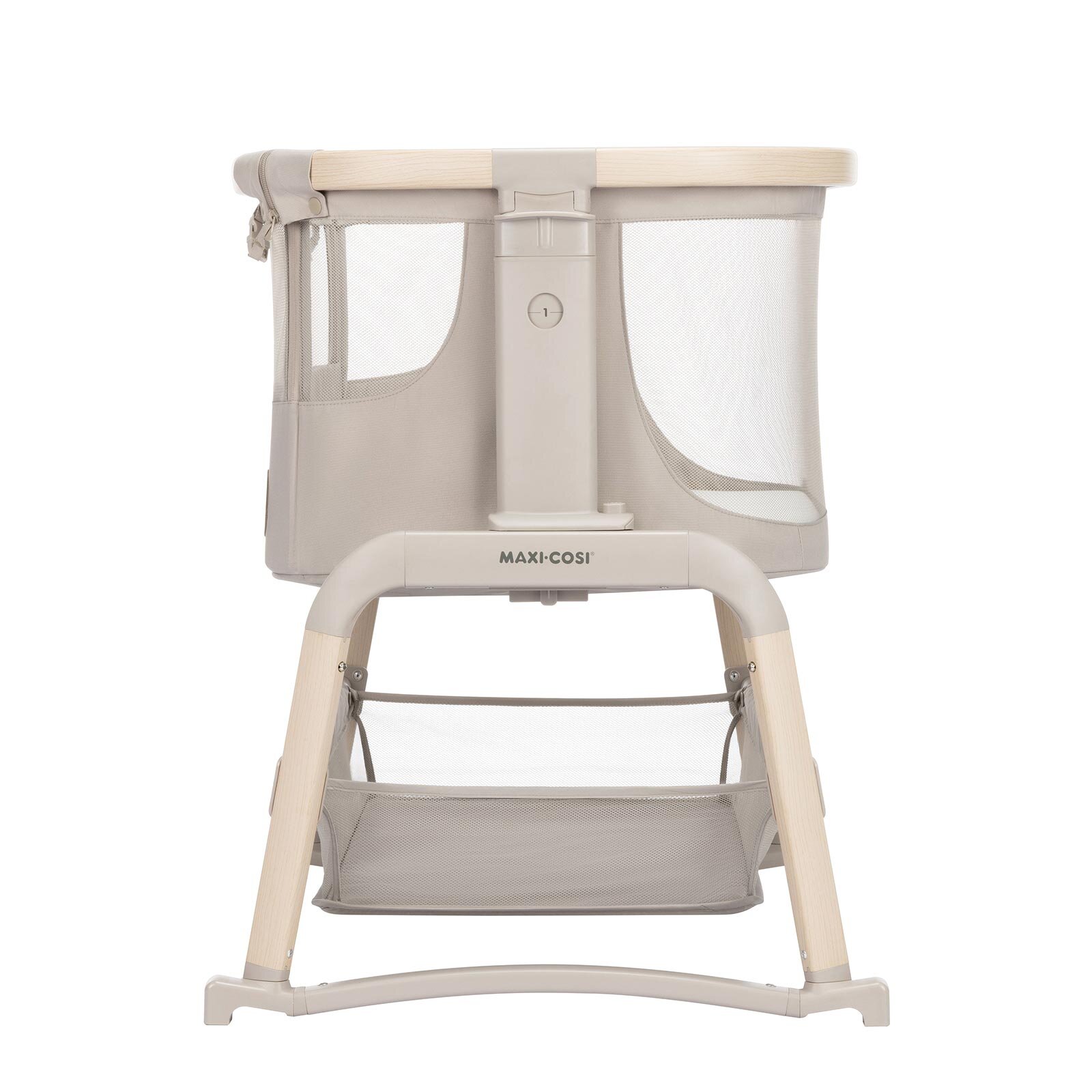 Iora Air Sallanabilen Ahşap Görünümlü Anne Yanı Beşik Beige Eco