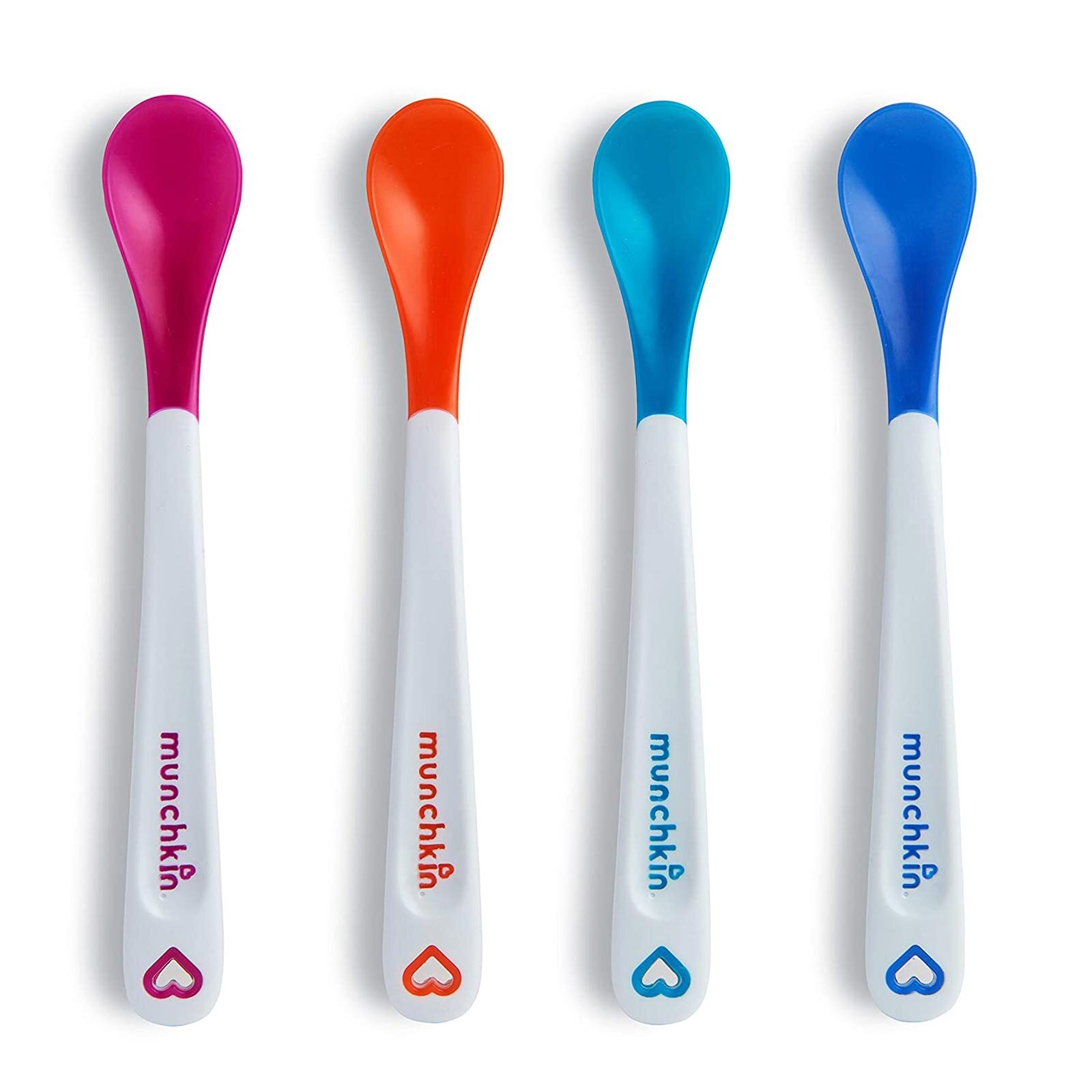 Isı Korumalı Bebek Kaşıkları,Renkli, 4ay+ (4 adet) Isı Korumalı Bebek Kaşıkları,Renkli, 4ay+ (4 adet)