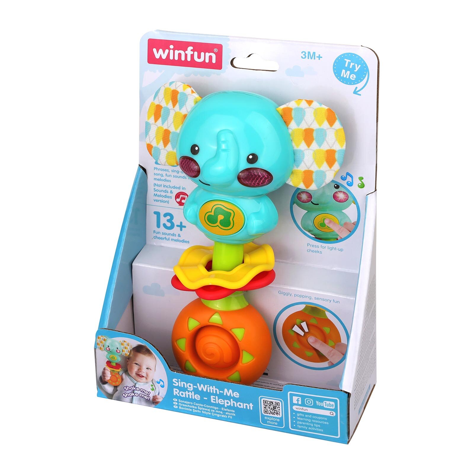 Işıklı Müzikli Arkadaşım Fil