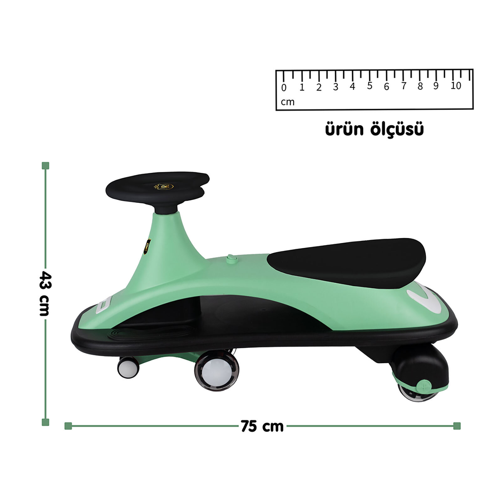 Işıklı Müzikli Swingcar