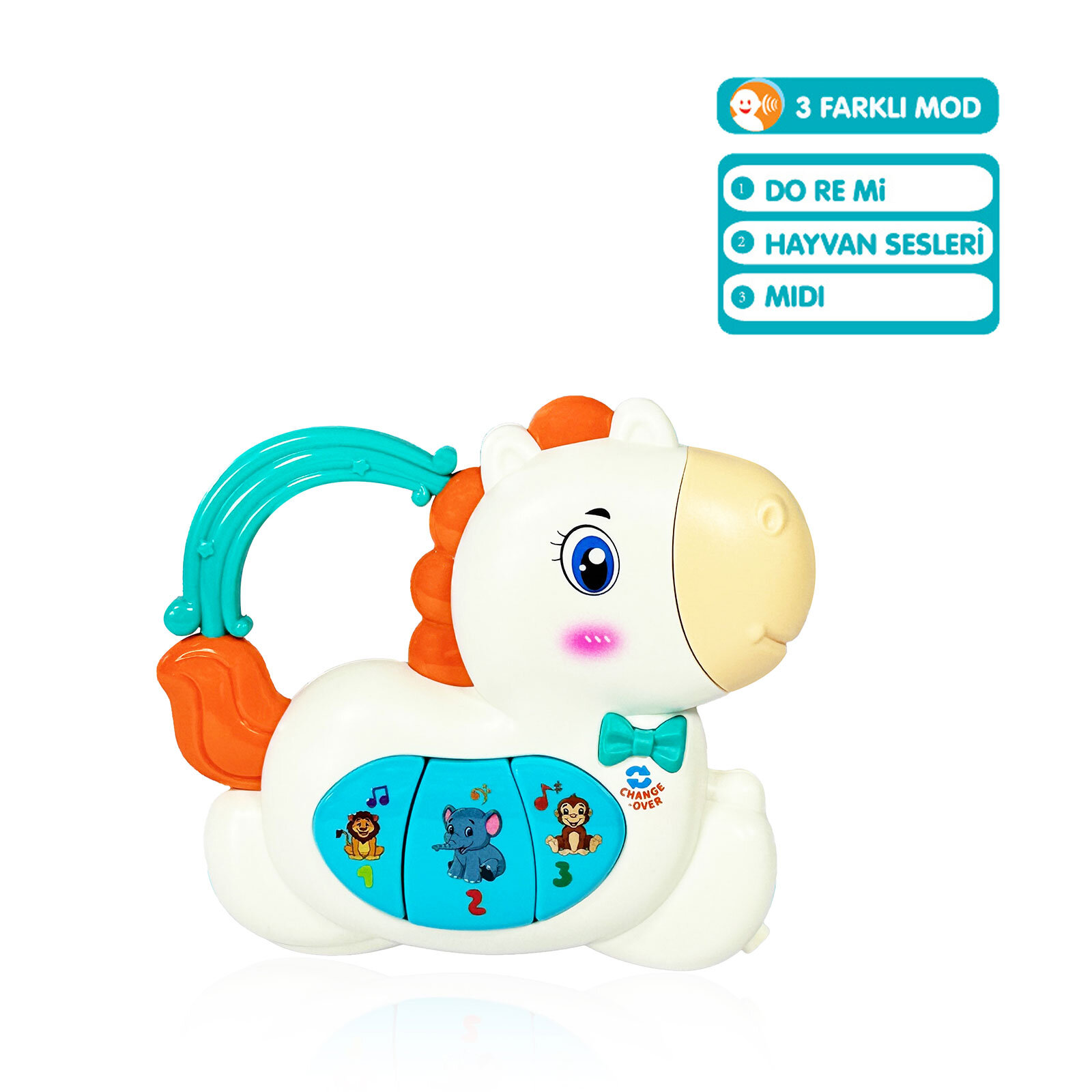 Isıklı Ve Muzıklı At Bebek Pıyanosu