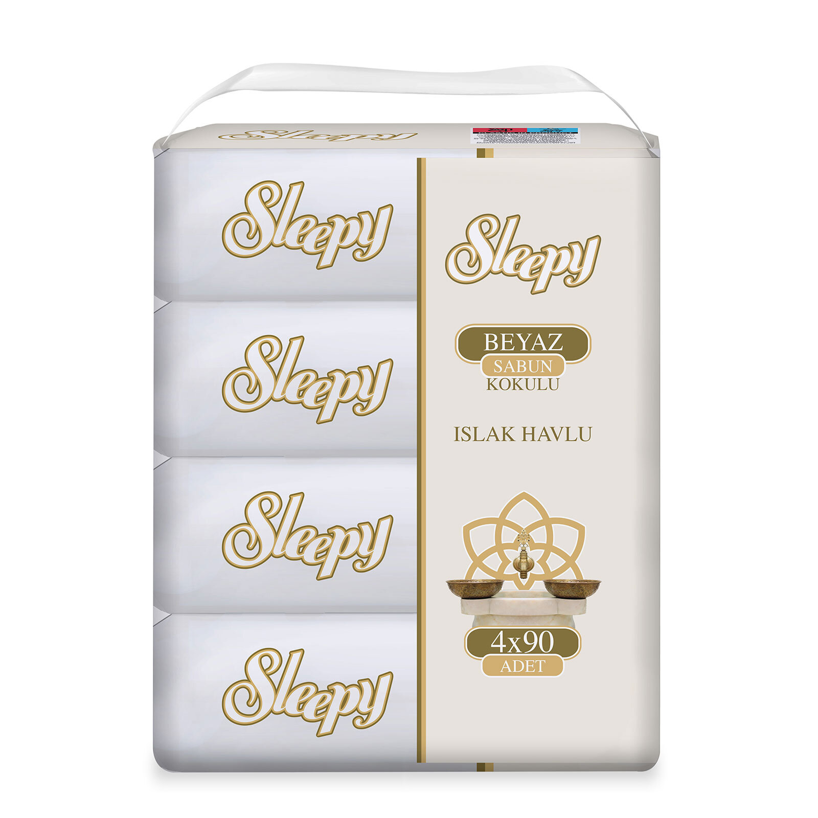 Islak Havlu Beyaz Sabun Koku 4x90 Adet