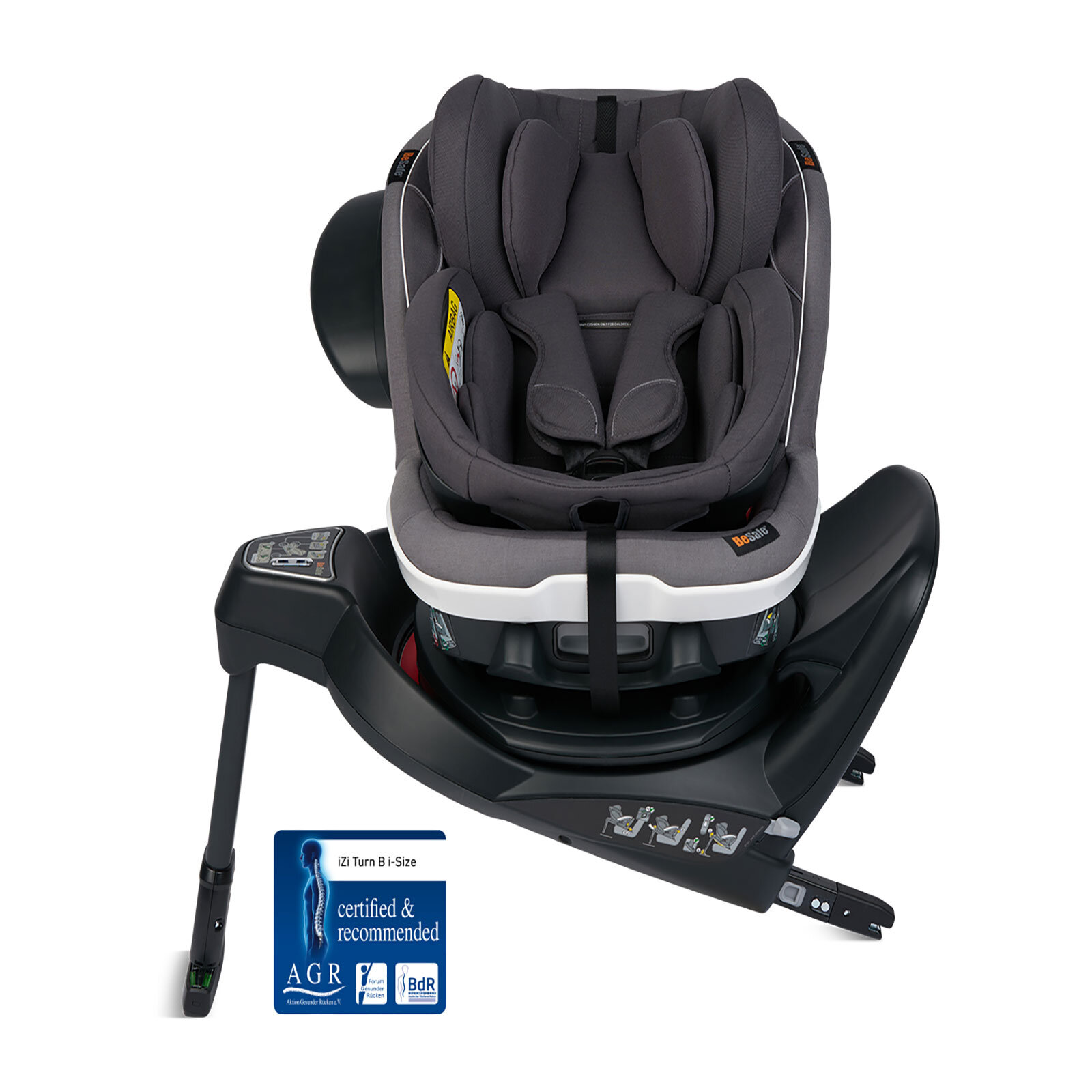 Izi Turn B I-size Metalic Melange  0-18kg Oto Koltuğu