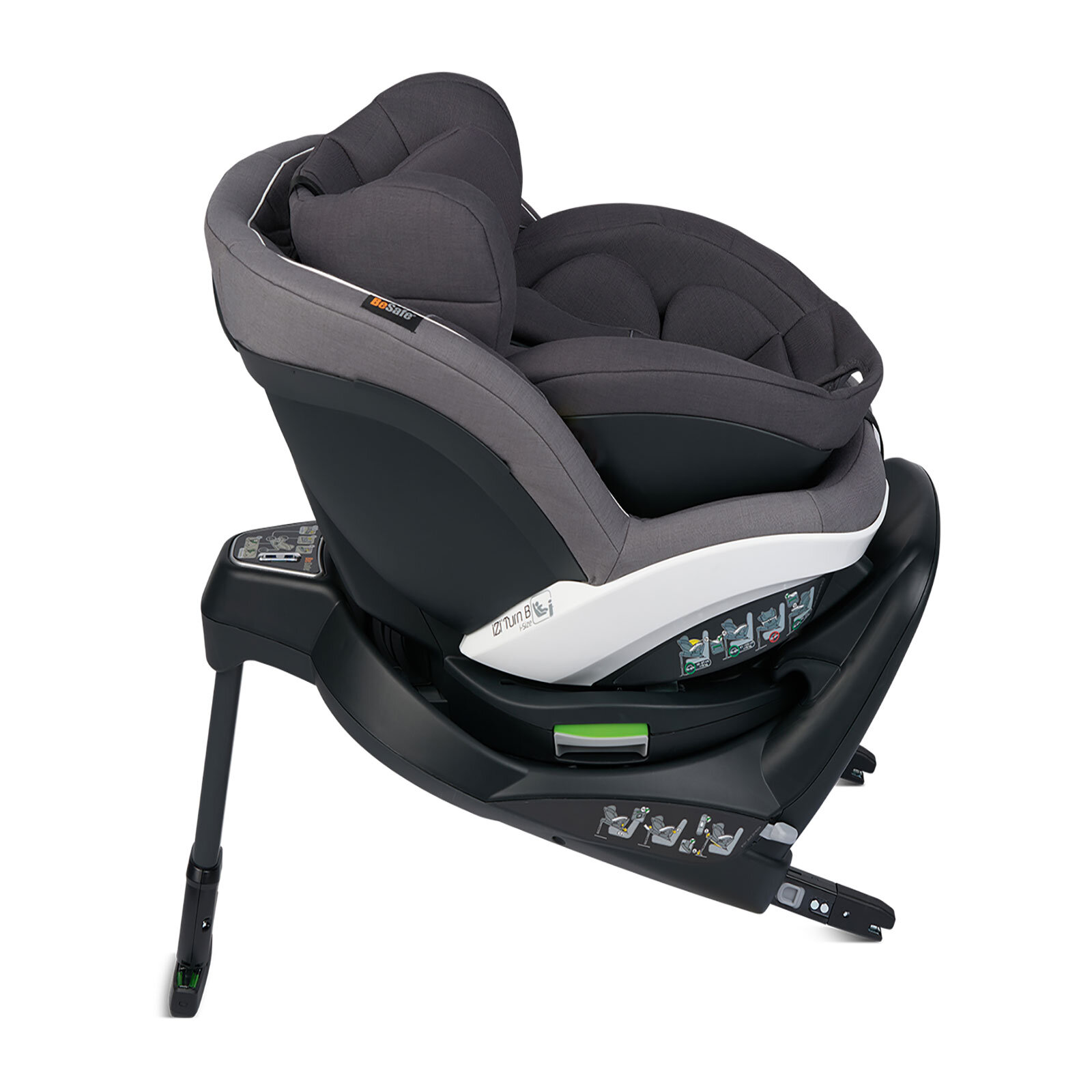 Izi Turn B I-size Metalic Melange  0-18kg Oto Koltuğu