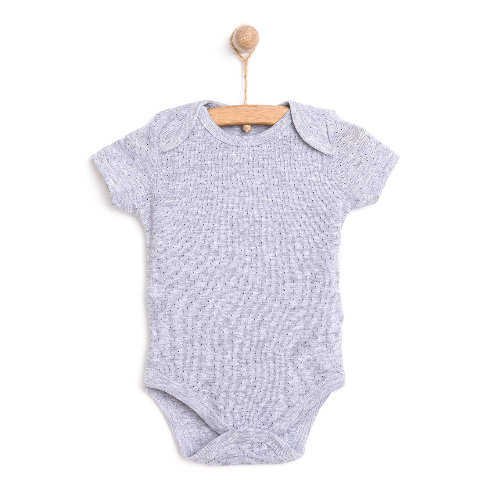 Jakarlı Kısa Kol Body