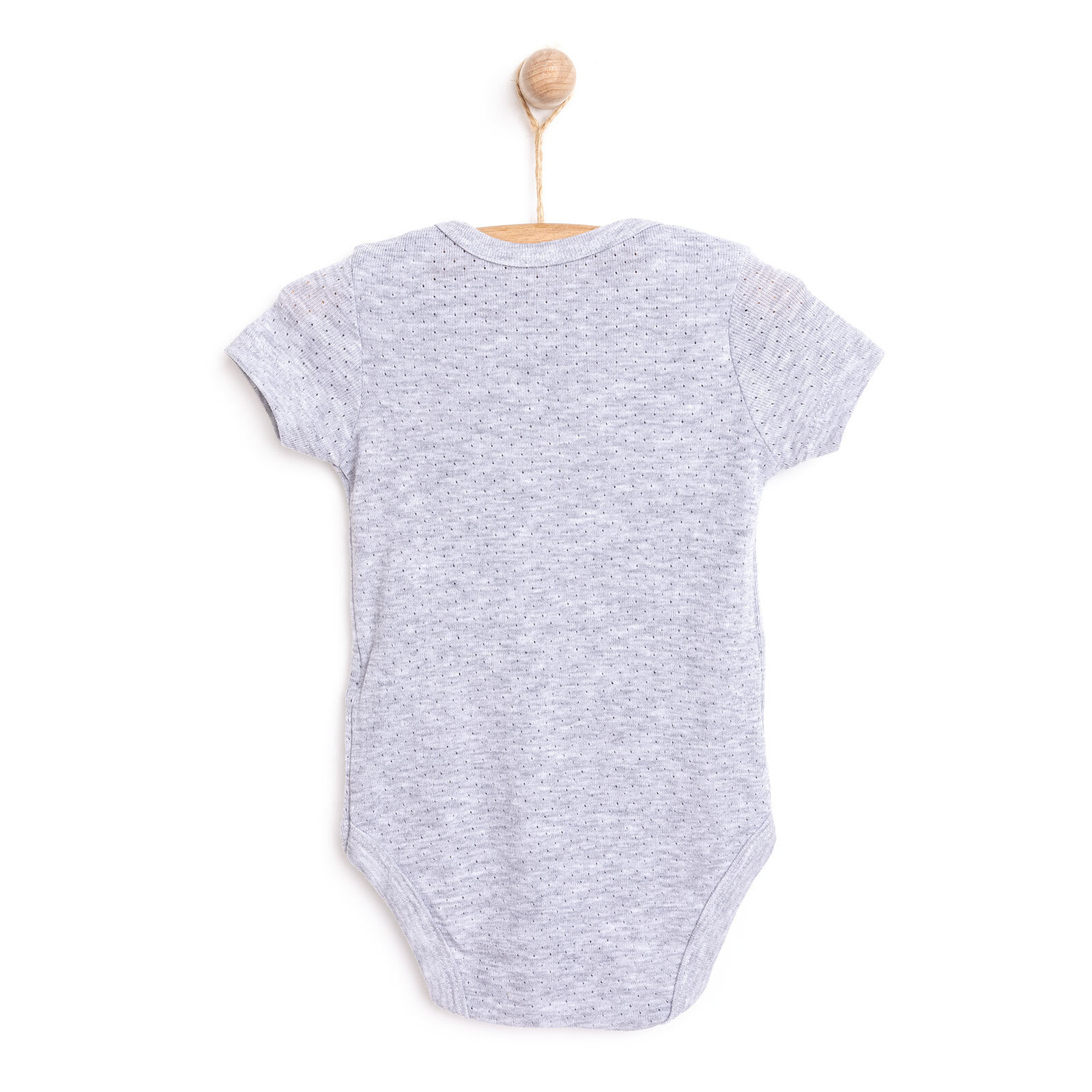 Jakarlı Kısa Kol Body