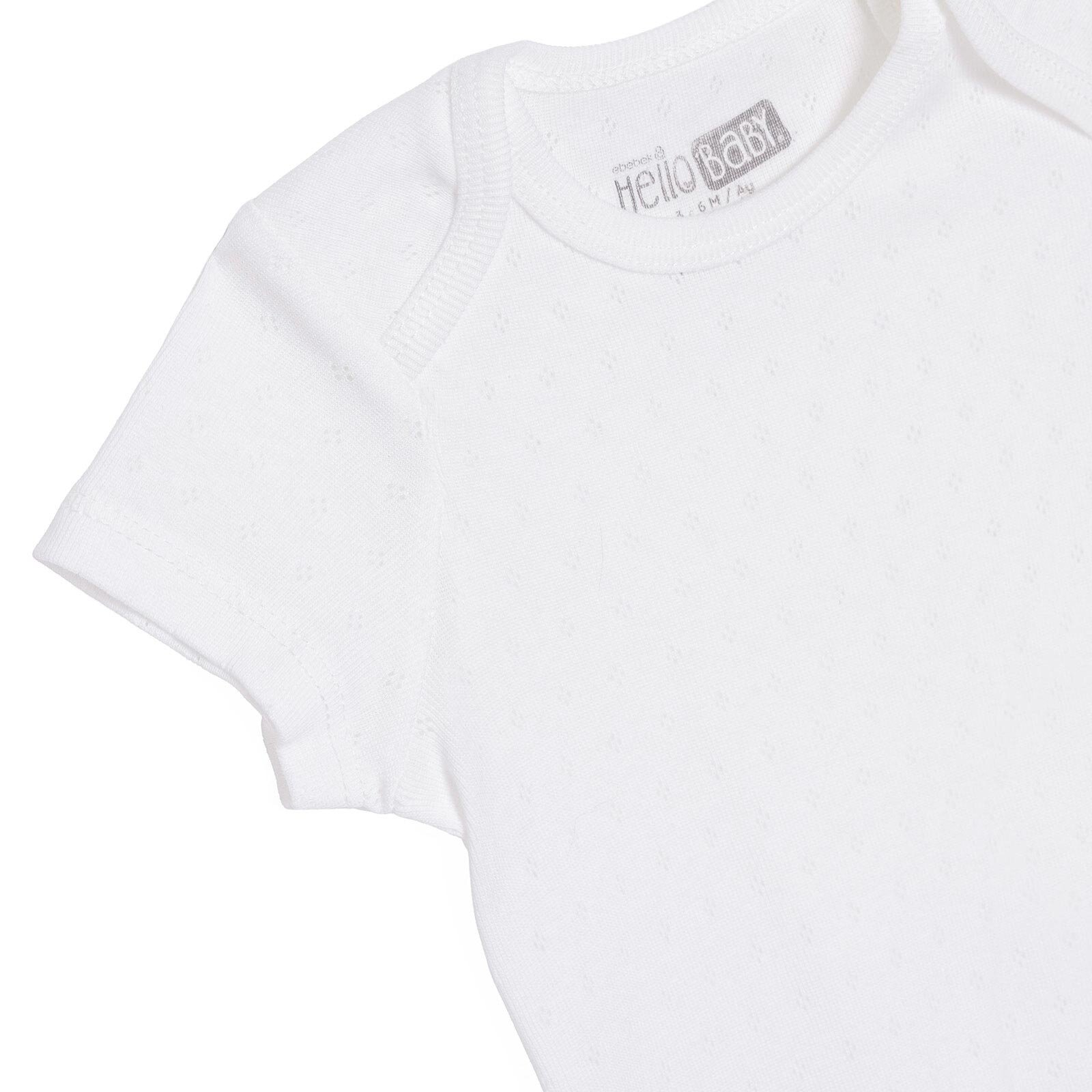 Jakarlı Kısa Kol Body