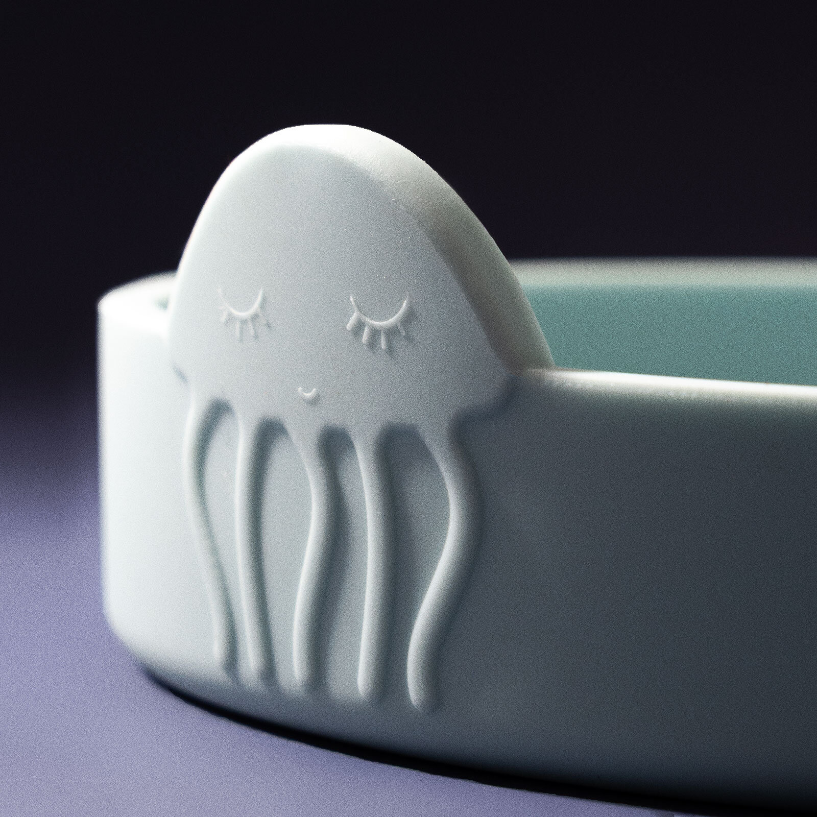 Jelly Melly Silikon Mama Tabağı Bluish