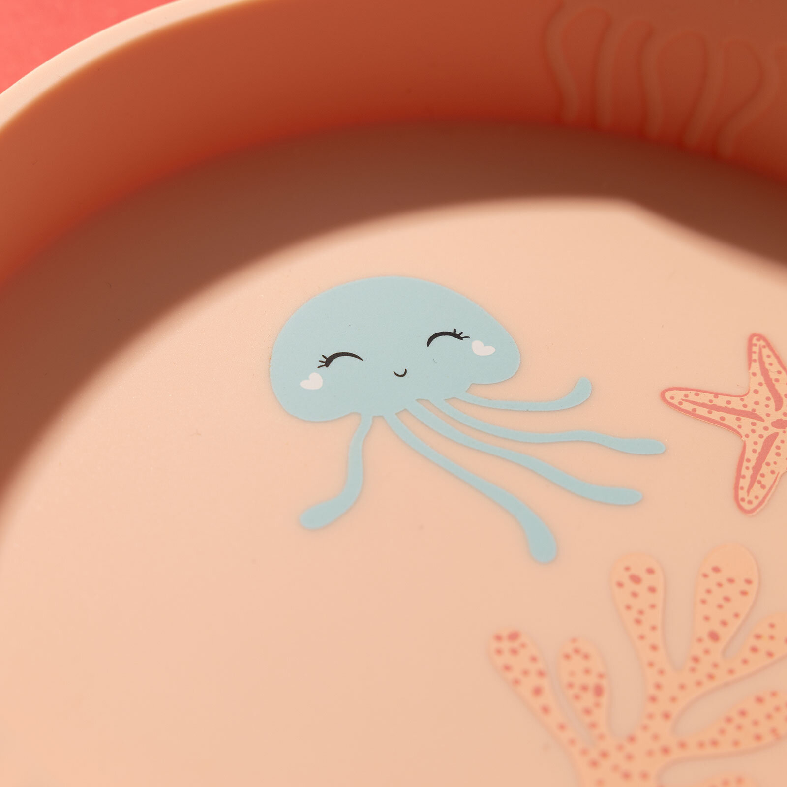 Jelly Melly Silikon Mama Tabağı Pinky