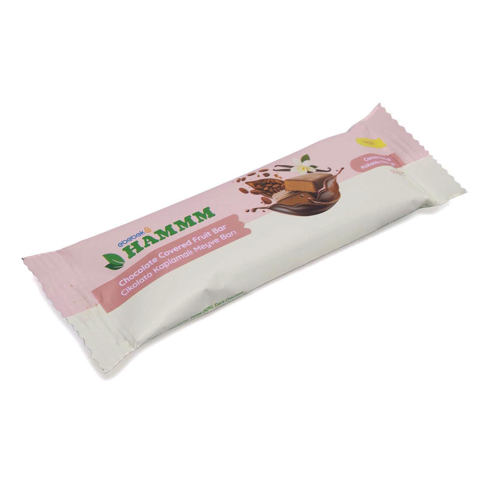 Kakaolu Vanilyalı Çikolata Kaplamalı Meyve Bar 30 gr