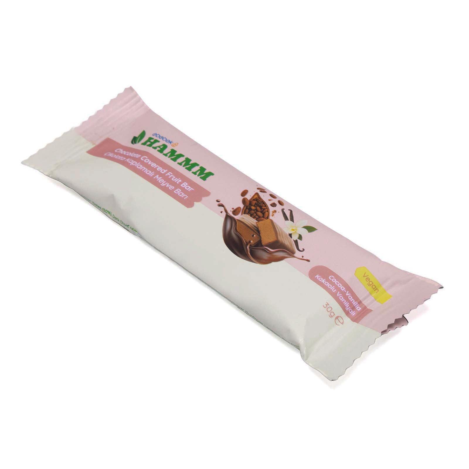 Kakaolu Vanilyalı Çikolata Kaplamalı Meyve Bar 30 gr