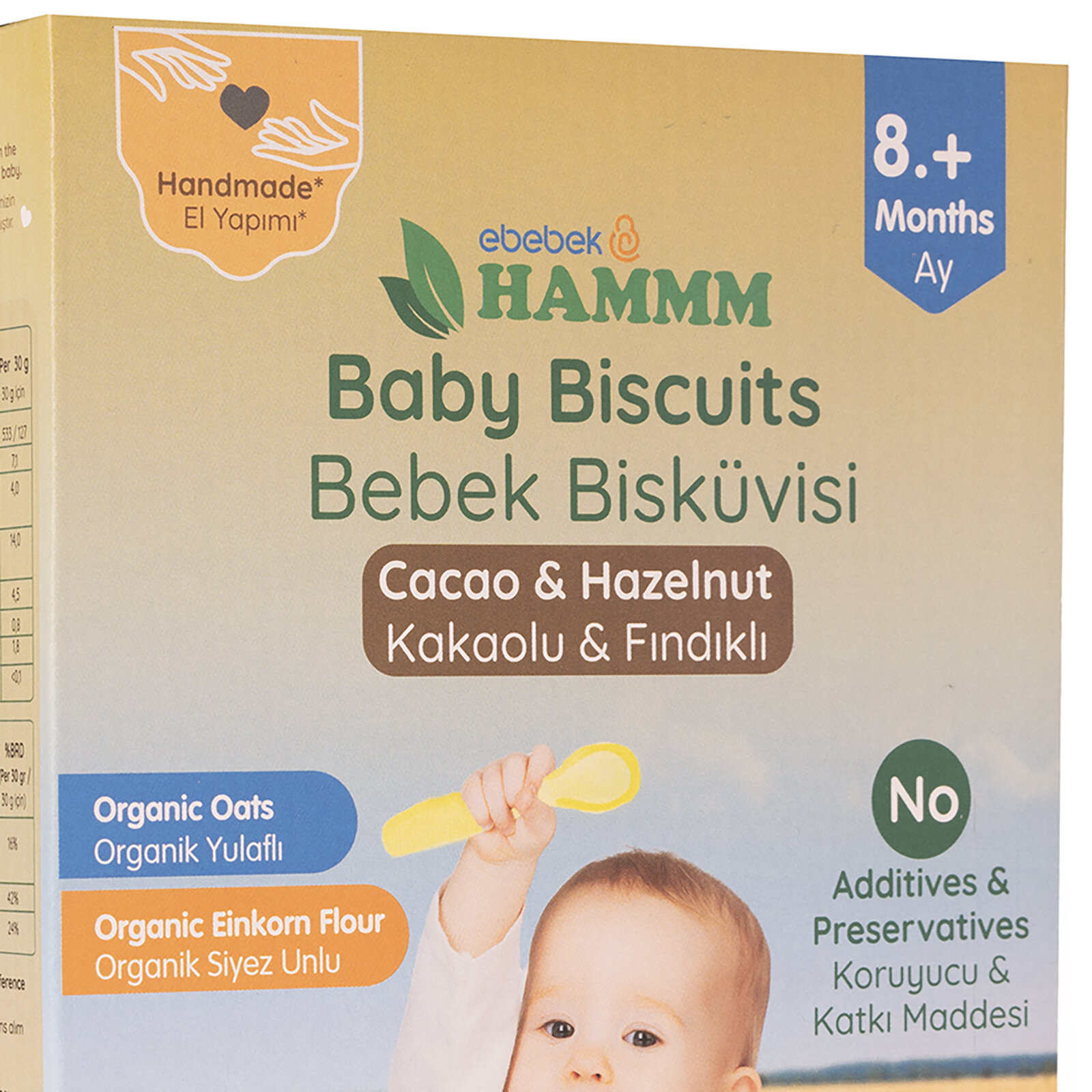 Kakaolu Yulaflı Bebek Bisküvisi 200 gr