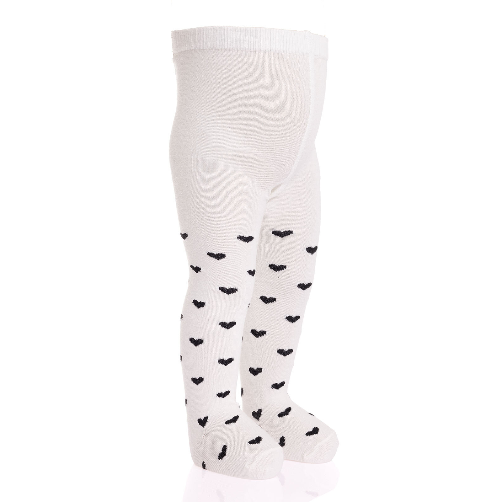 Kalp Desenli Külotlu Çorap Kız Bebek Kalp Desenli Külotlu Çorap Kız Bebek