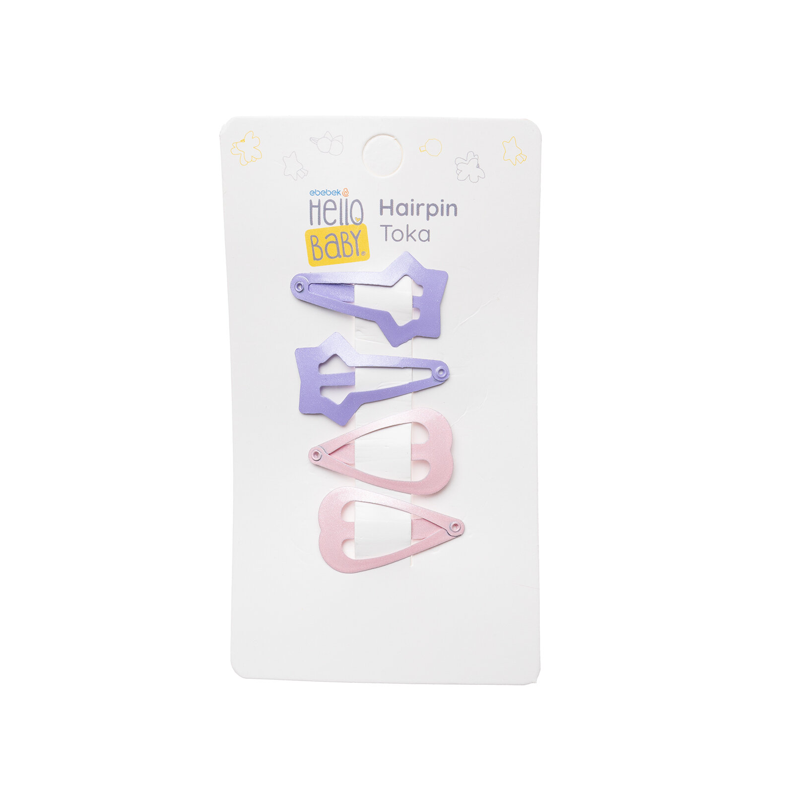 Kalp ve Yıldız Çıt Çıt Toka Kız Bebek