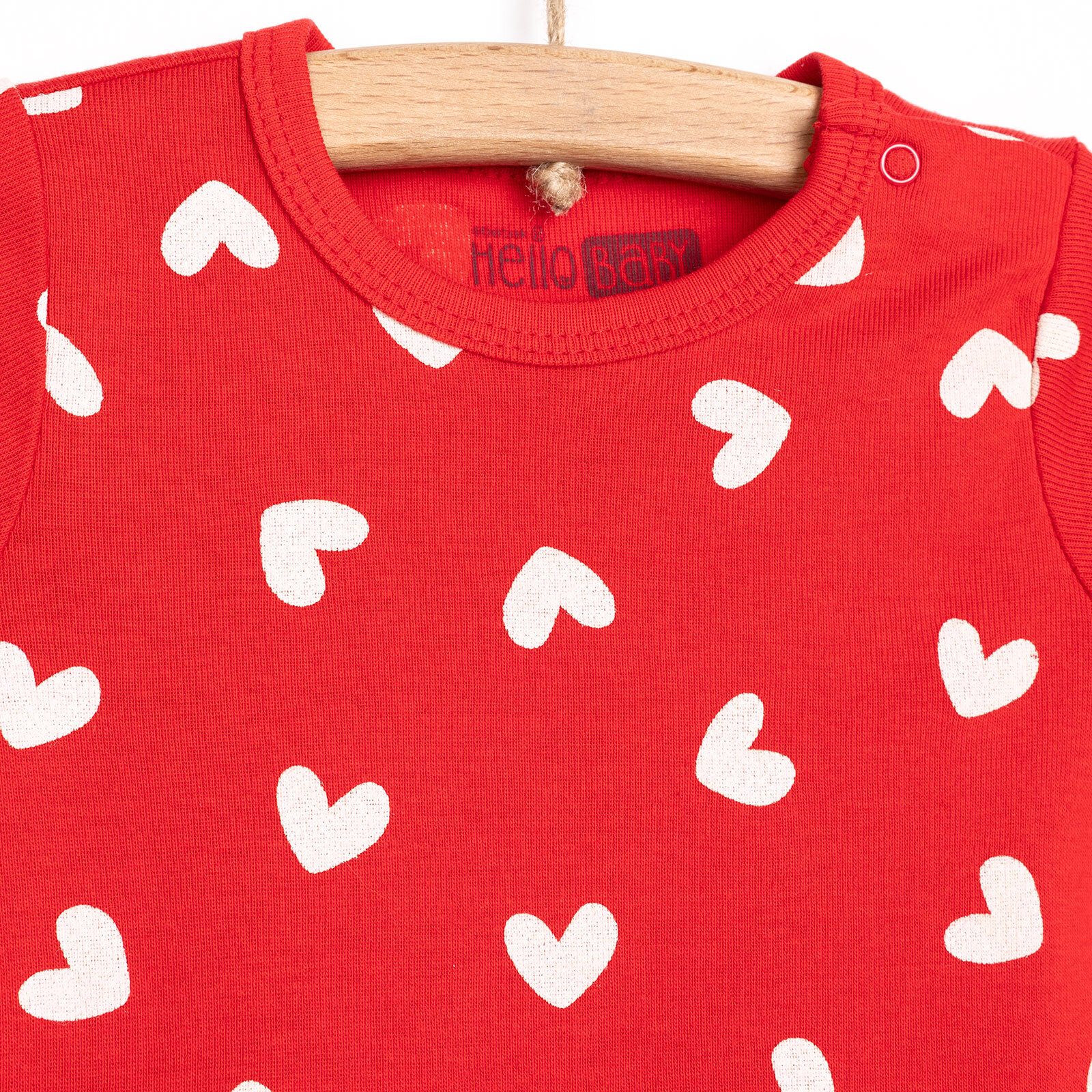 Kalpli 2'li Kısa Kol Body