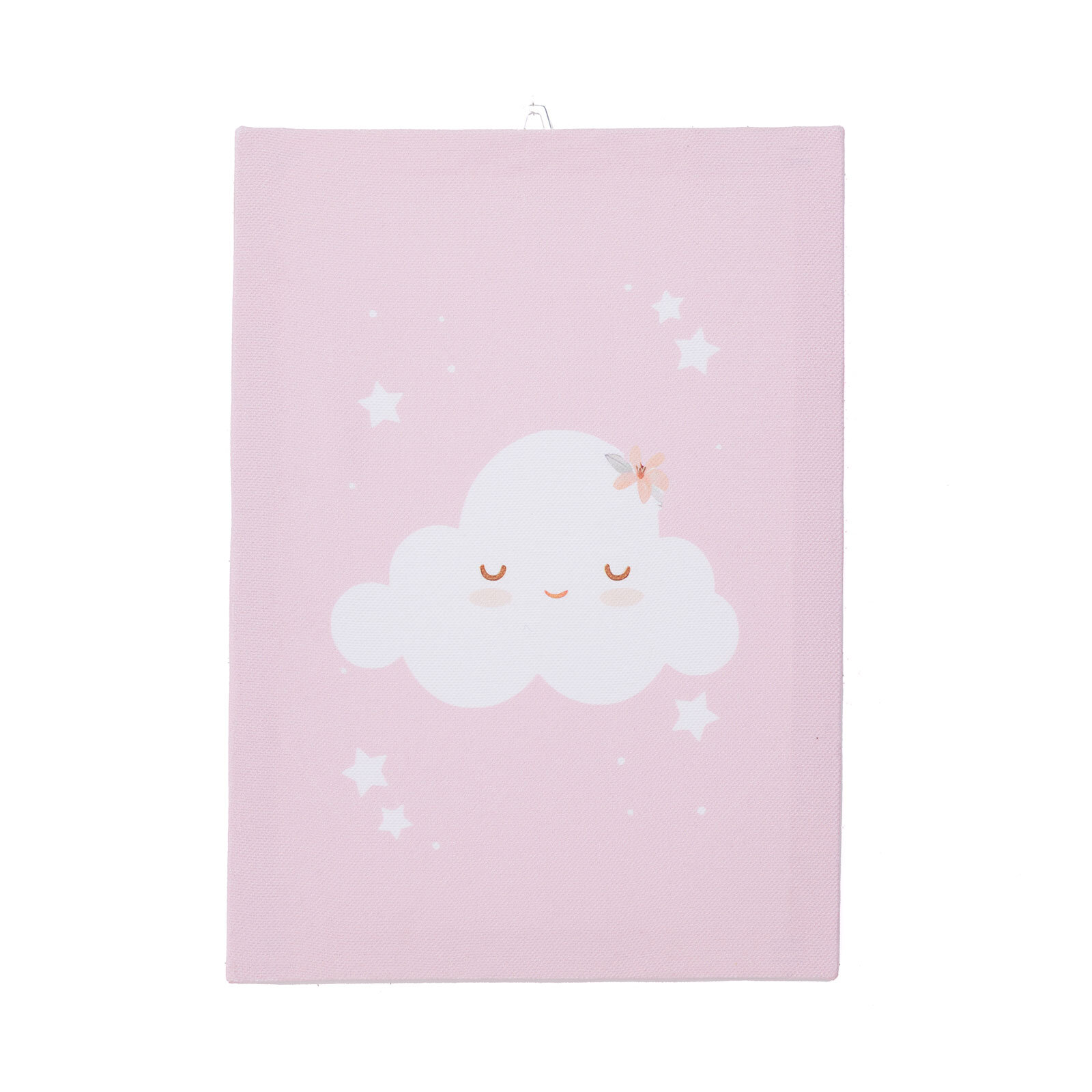 Bebek Odası Kanvas Tablo Pembe