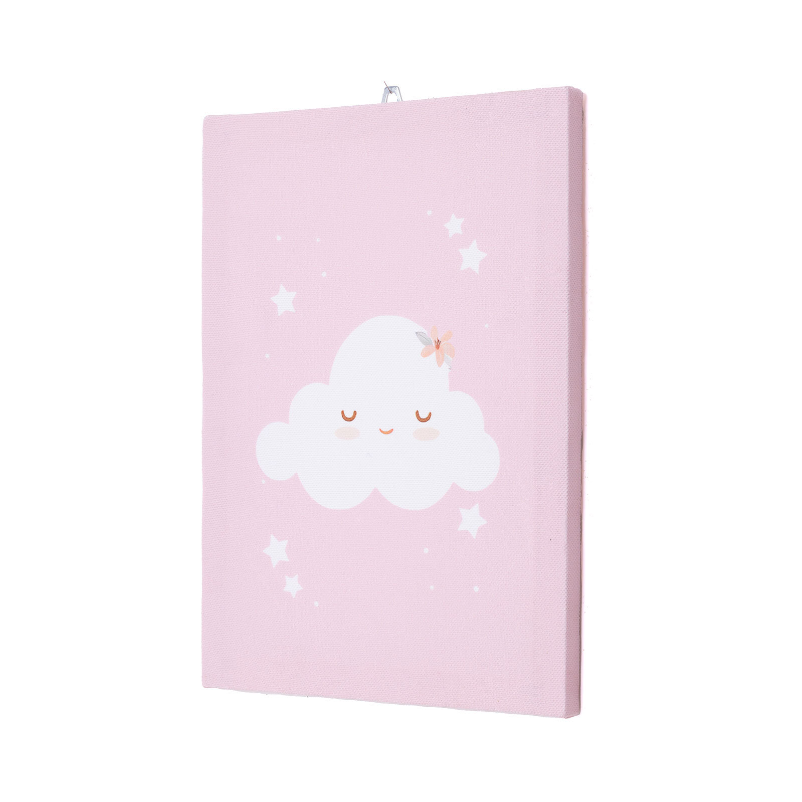 Bebek Odası Kanvas Tablo Pembe