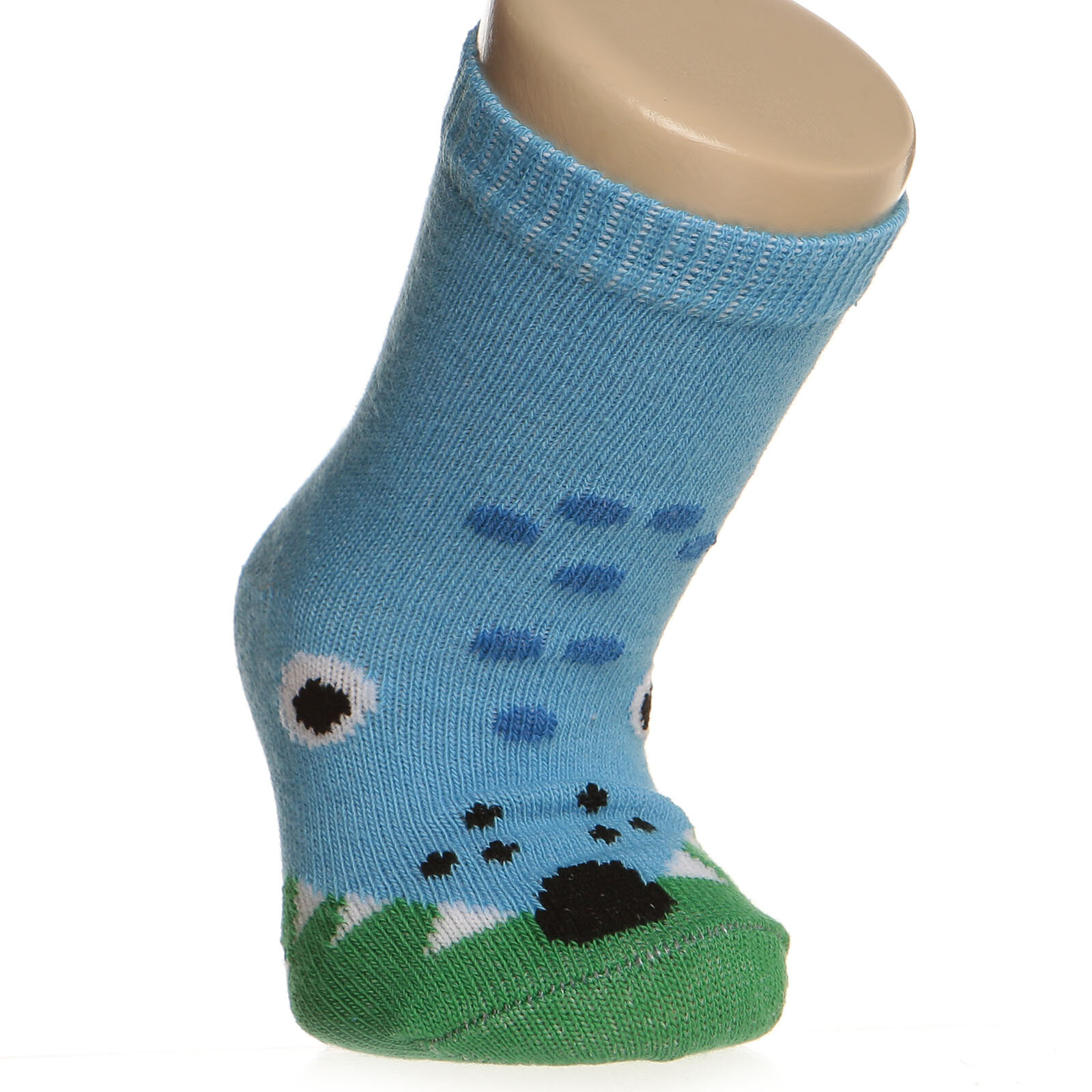 Kaplan Desenli 6'lı Soket Çorap Erkek Bebek