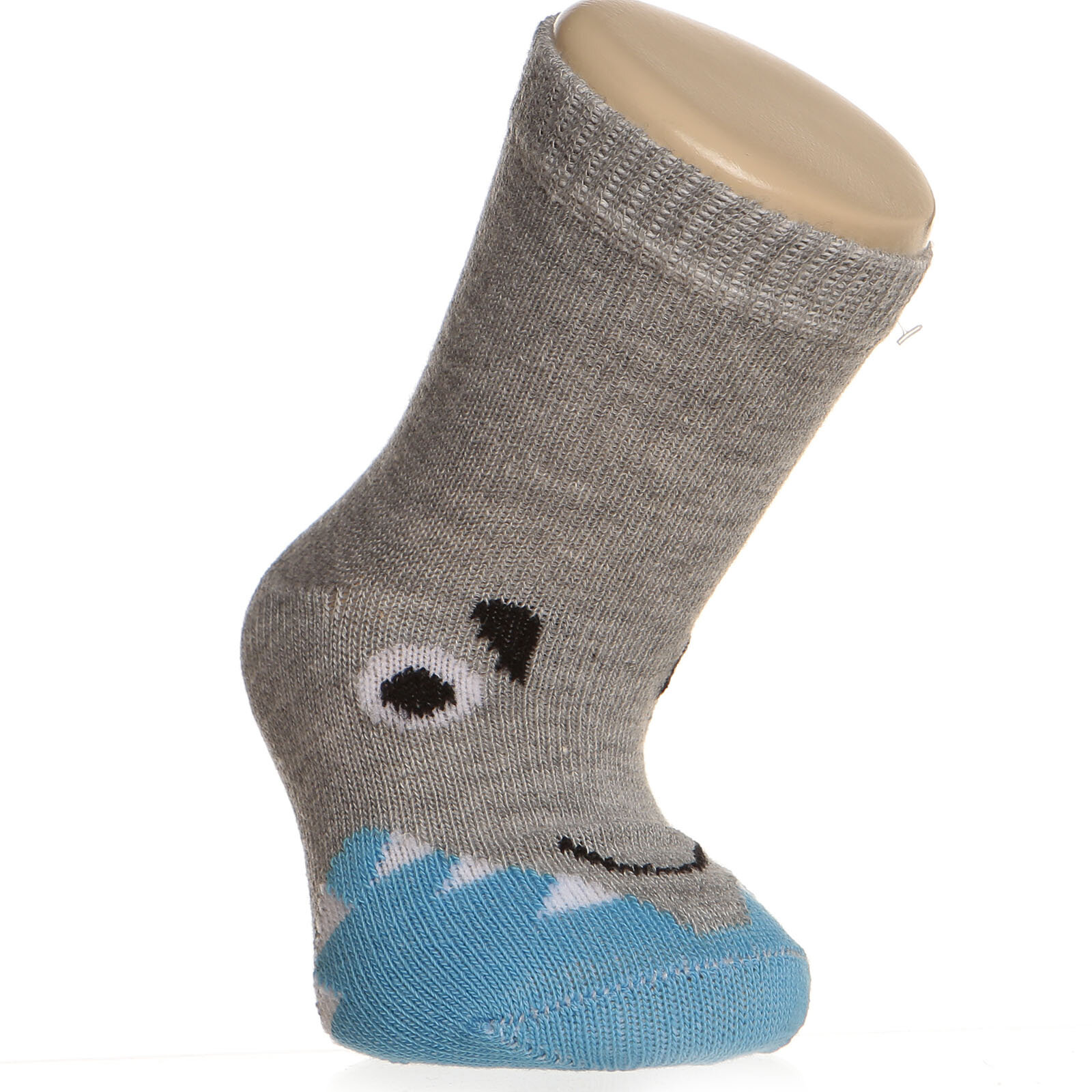 Kaplan Desenli 6'lı Soket Çorap Erkek Bebek