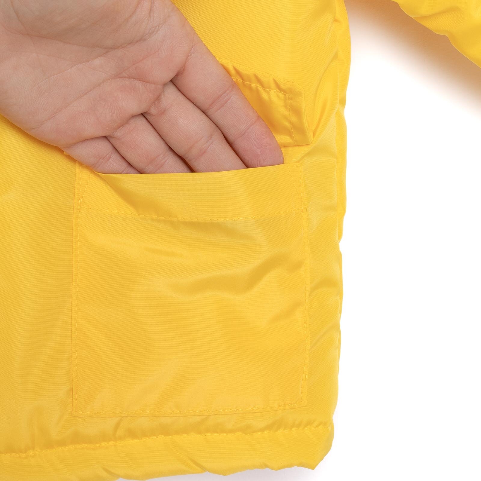 Erkek Bebek Kapüşonlu Mont Micro Kumaş Fermuarlı Non-Basic Hakim Yaka Uzun Kol