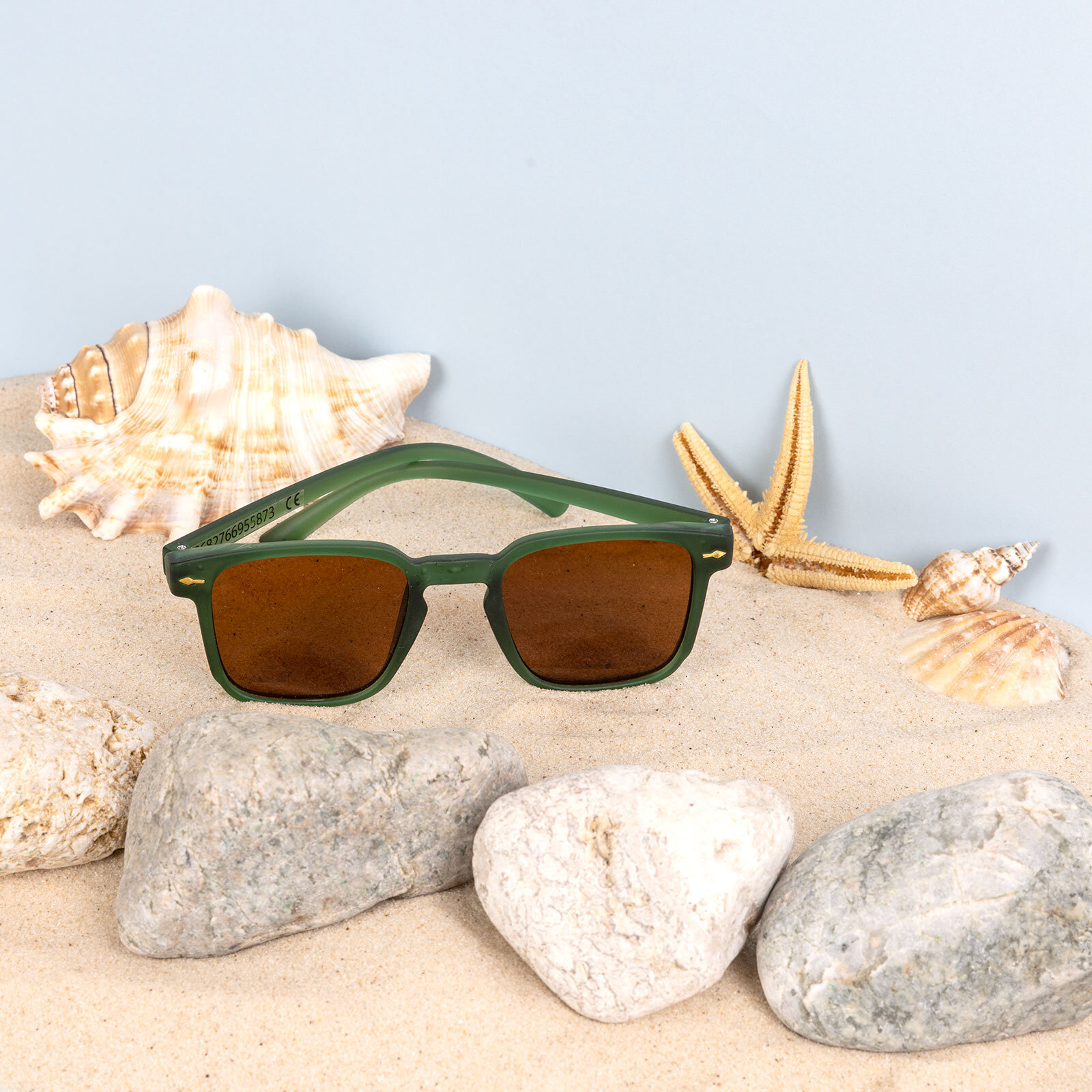 Kare Çerçeveli Güneş Gözlüğü Erkek Bebek Erkek Bebek