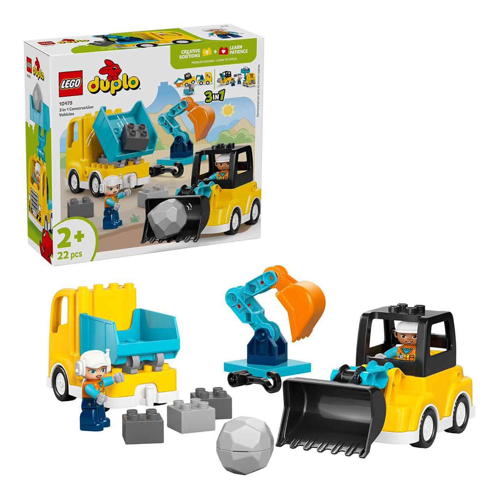 Kasabası 3'ü 1 Arada İnşaat Araçları 1047