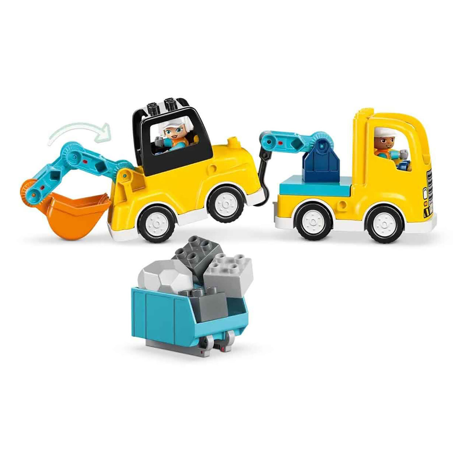 Kasabası 3'ü 1 Arada İnşaat Araçları 1047