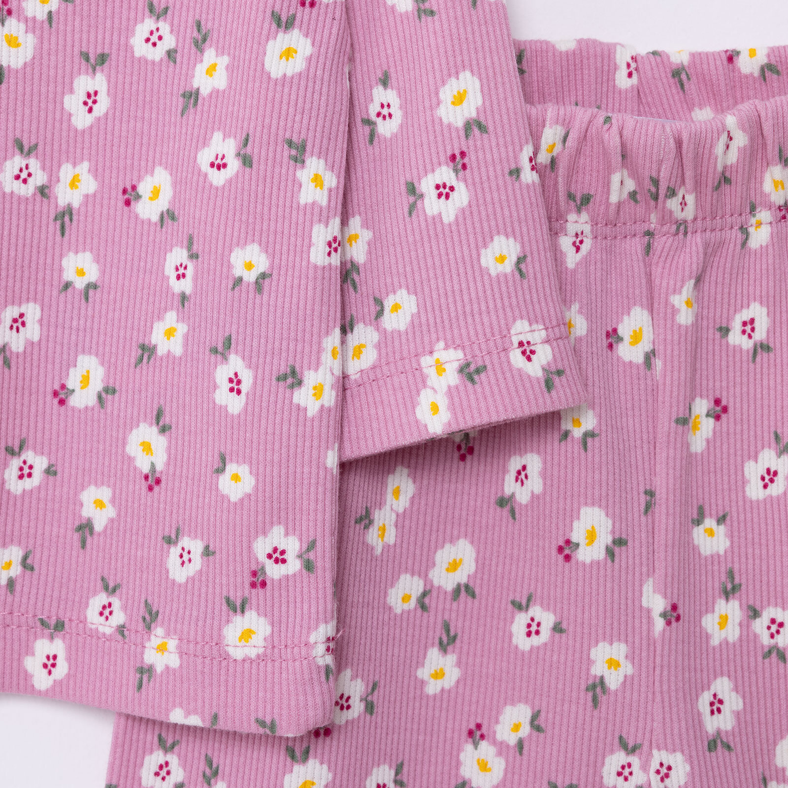 Kız Bebek Pijama Takım Kaşkorse Çıtır Çiçek Bisiklet Yaka Uzun Kol Pembe Kız Bebek Pijama Takım Kaşkorse Çıtır Çiçek Bisiklet Yaka Uzun Kol Pembe