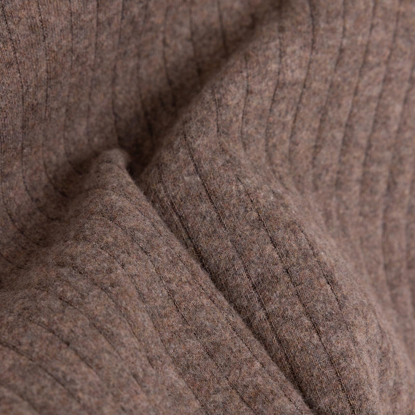 KIZ Bebek Pijama Takım Kaşkorse Bisiklet Yaka Uzun Kol Kahverengi