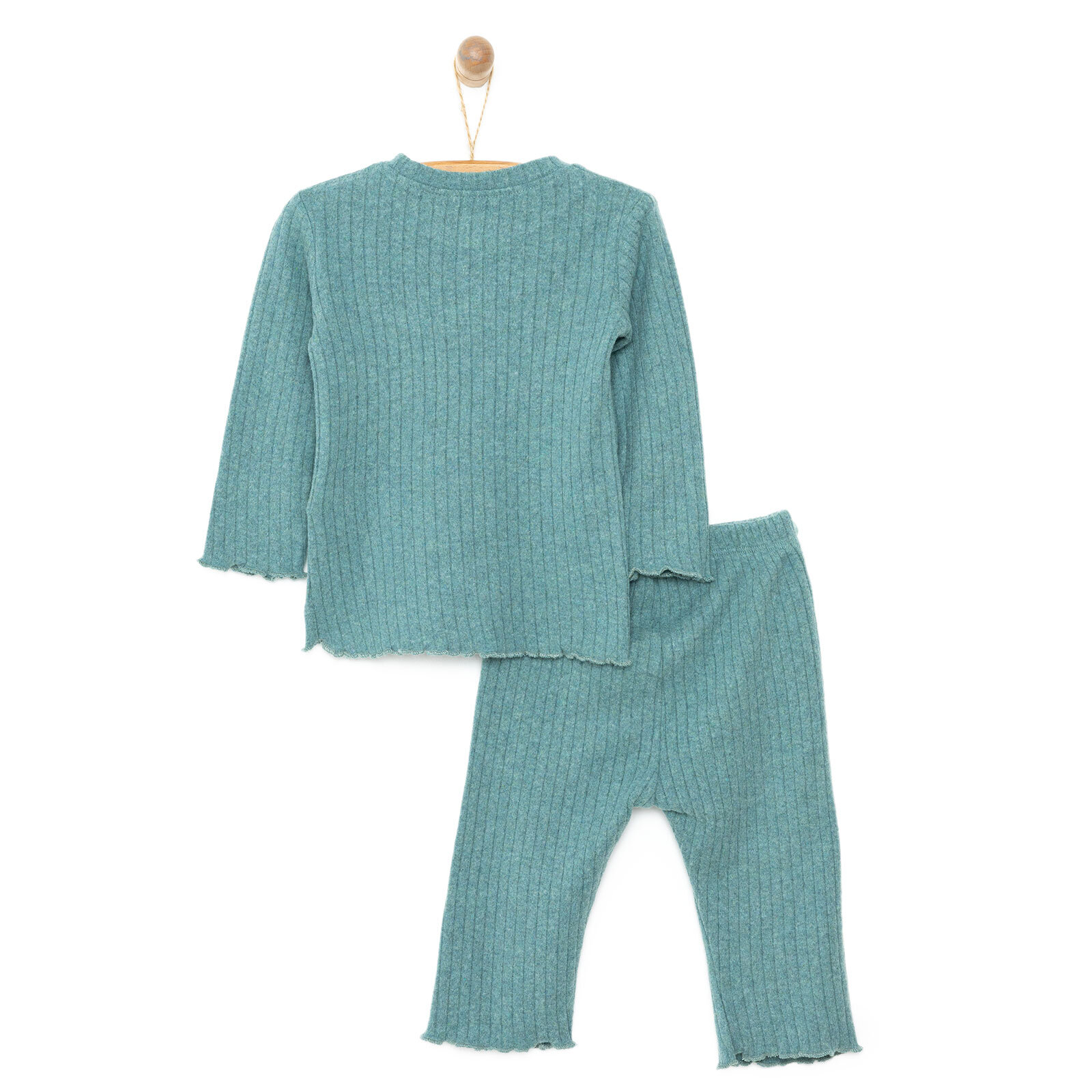 Kaşkorse Uzun Kol Pijama Takımı Kız Bebek