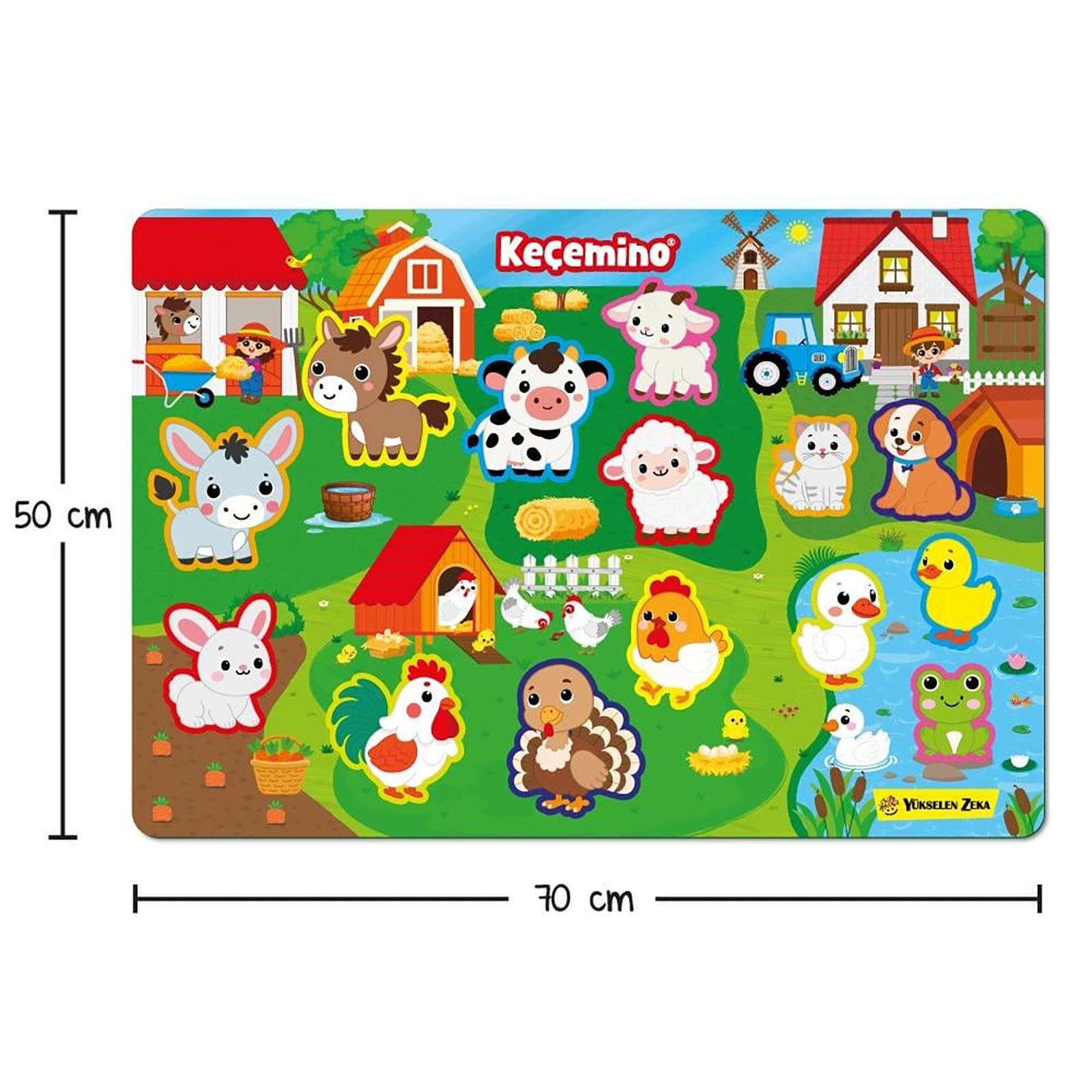 Keçemino Etkinlik Halısı - Çiftlik Keçemino Etkinlik Halısı - Çiftlik