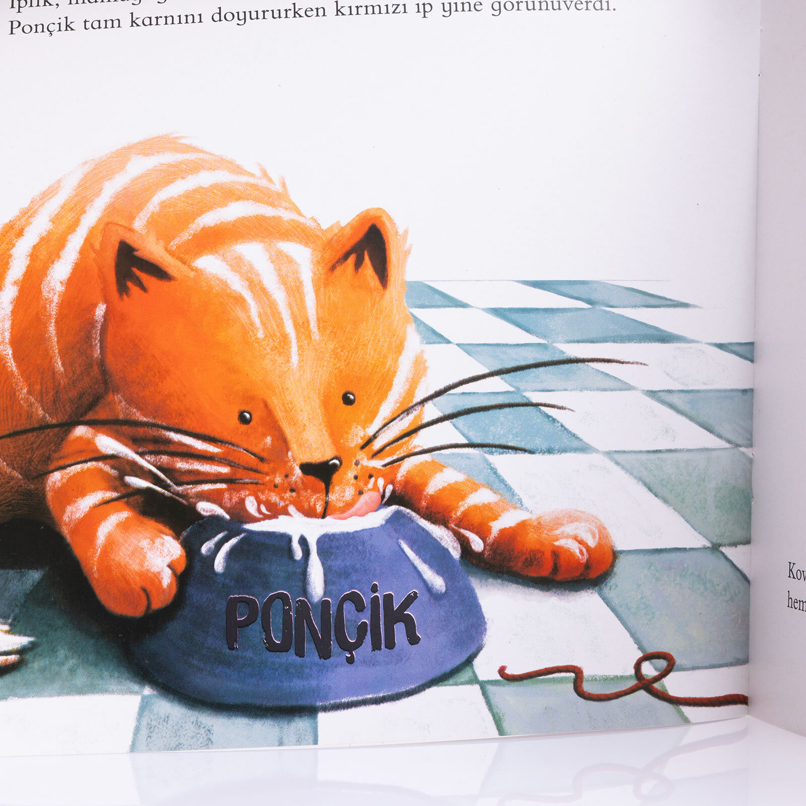 Kedi Ponçik İle Kırmızı İplik