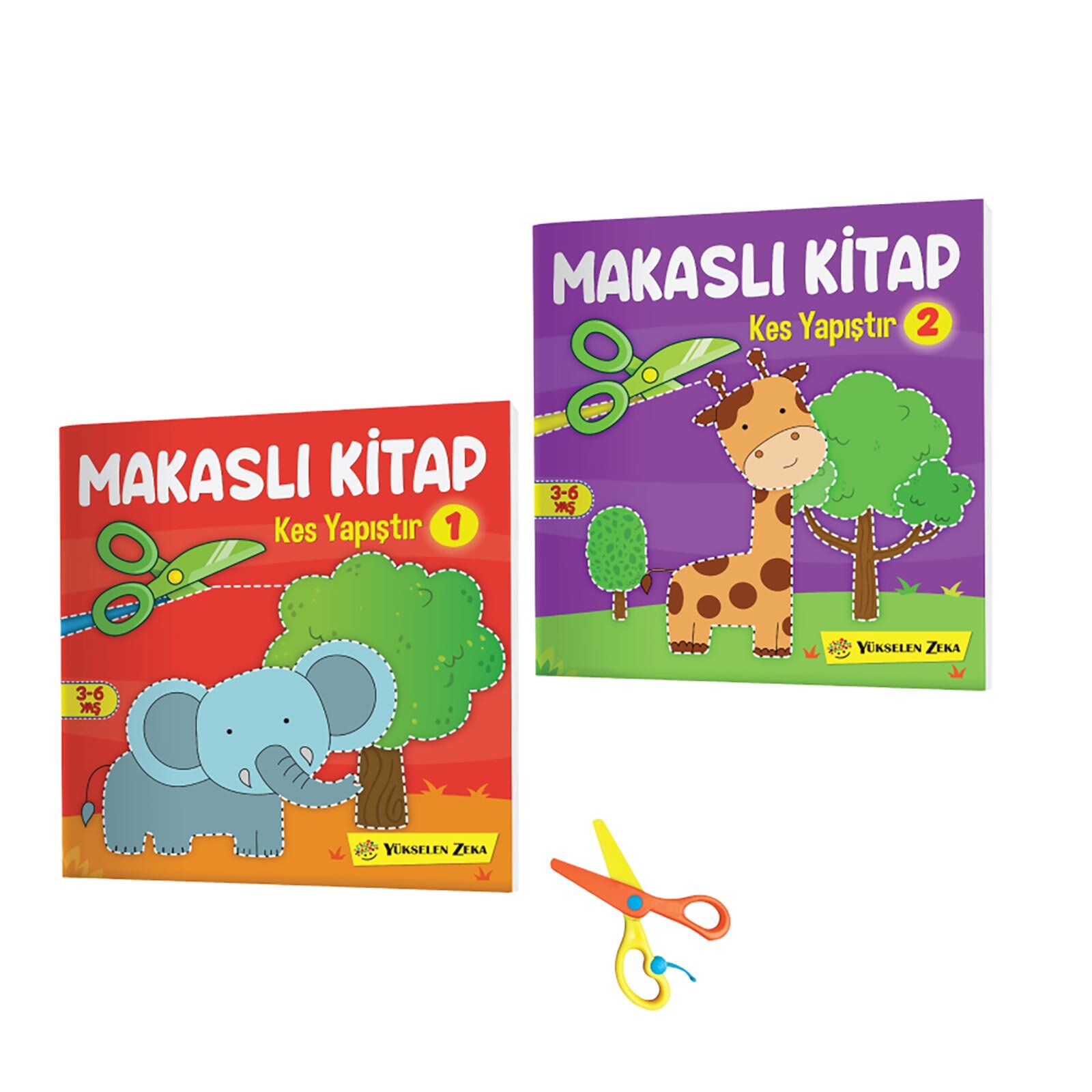Kes Yapıştır - Makaslı Kitap Seti (Makas Hediyeli)