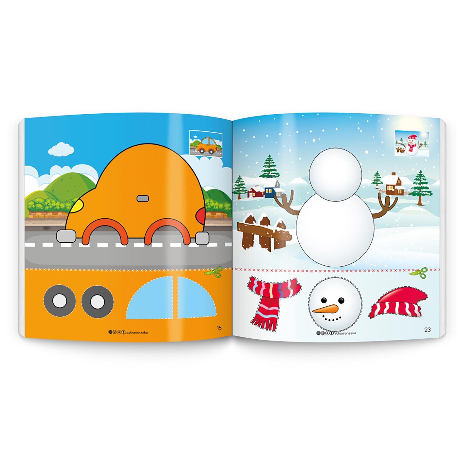 Kes Yapıştır - Makaslı Kitap Seti (Makas Hediyeli)