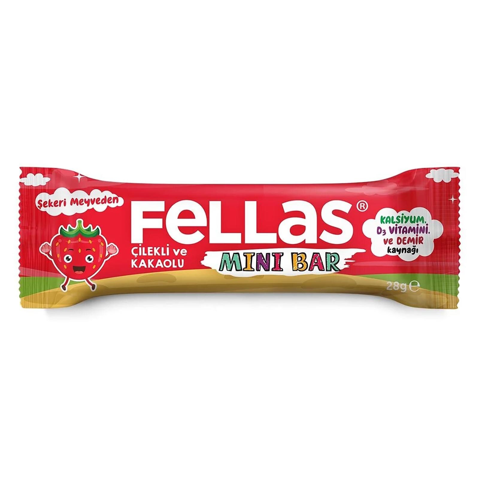 Kids Bar - Çilek ve Kakao 28 g