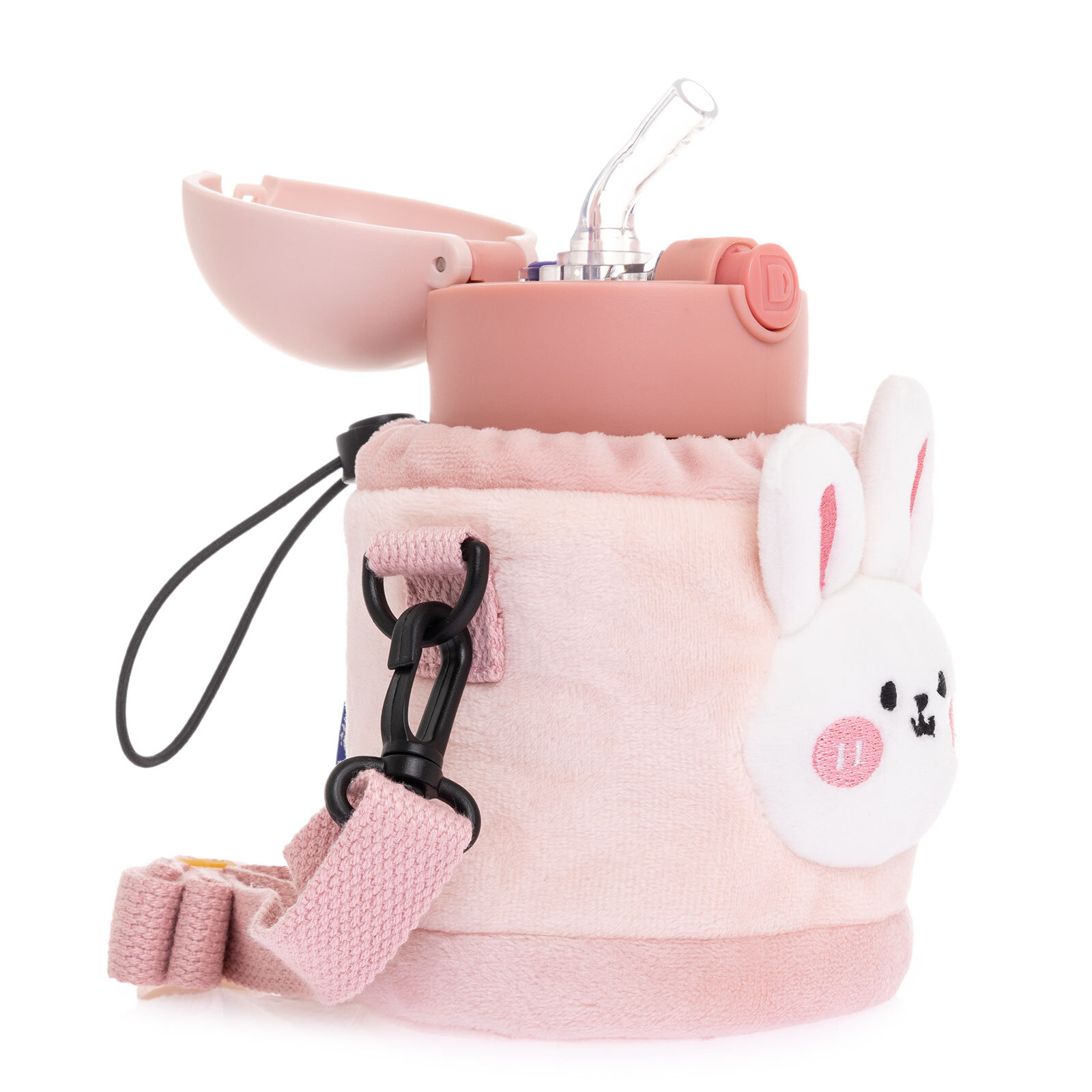 Kılıflı Çelik Matara 480 ml Pembe VGN-89653 Kılıflı Çelik Matara 480 ml Pembe VGN-89653