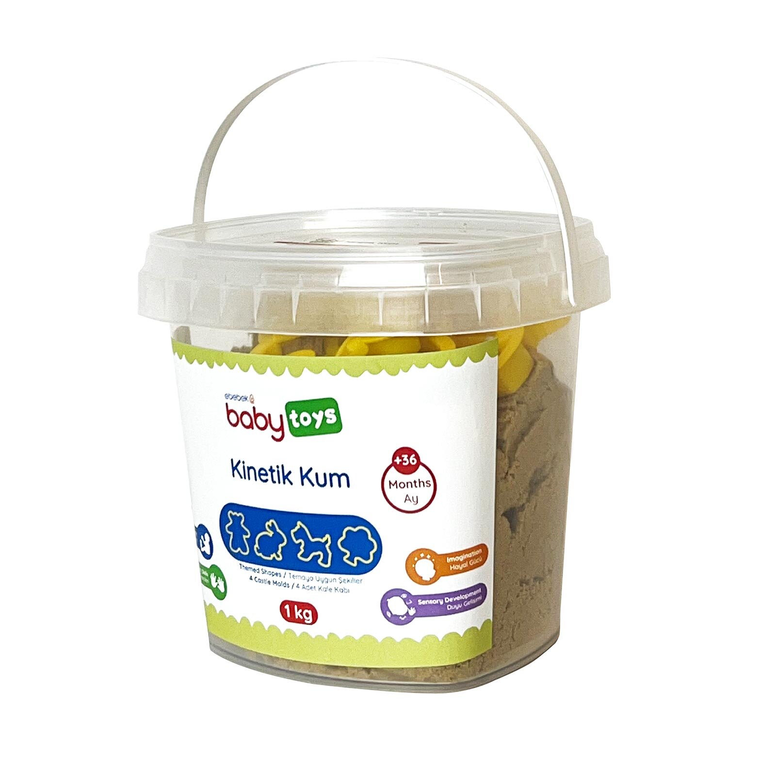 Kinetik Kum Kova 1000 gr-4 kalıp