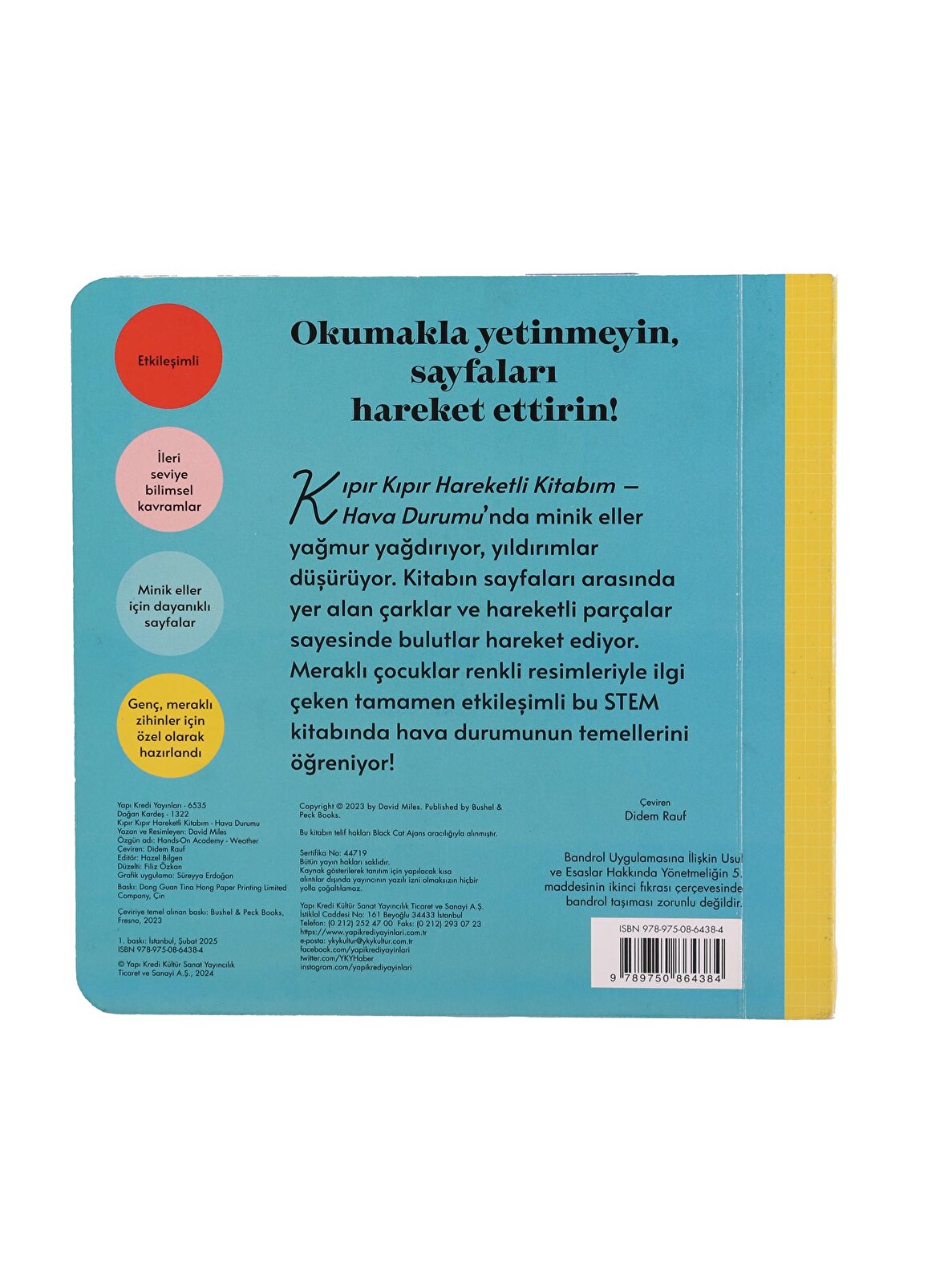 Kıpır Kıpır Hareketli Kitabım - Hava Durumu