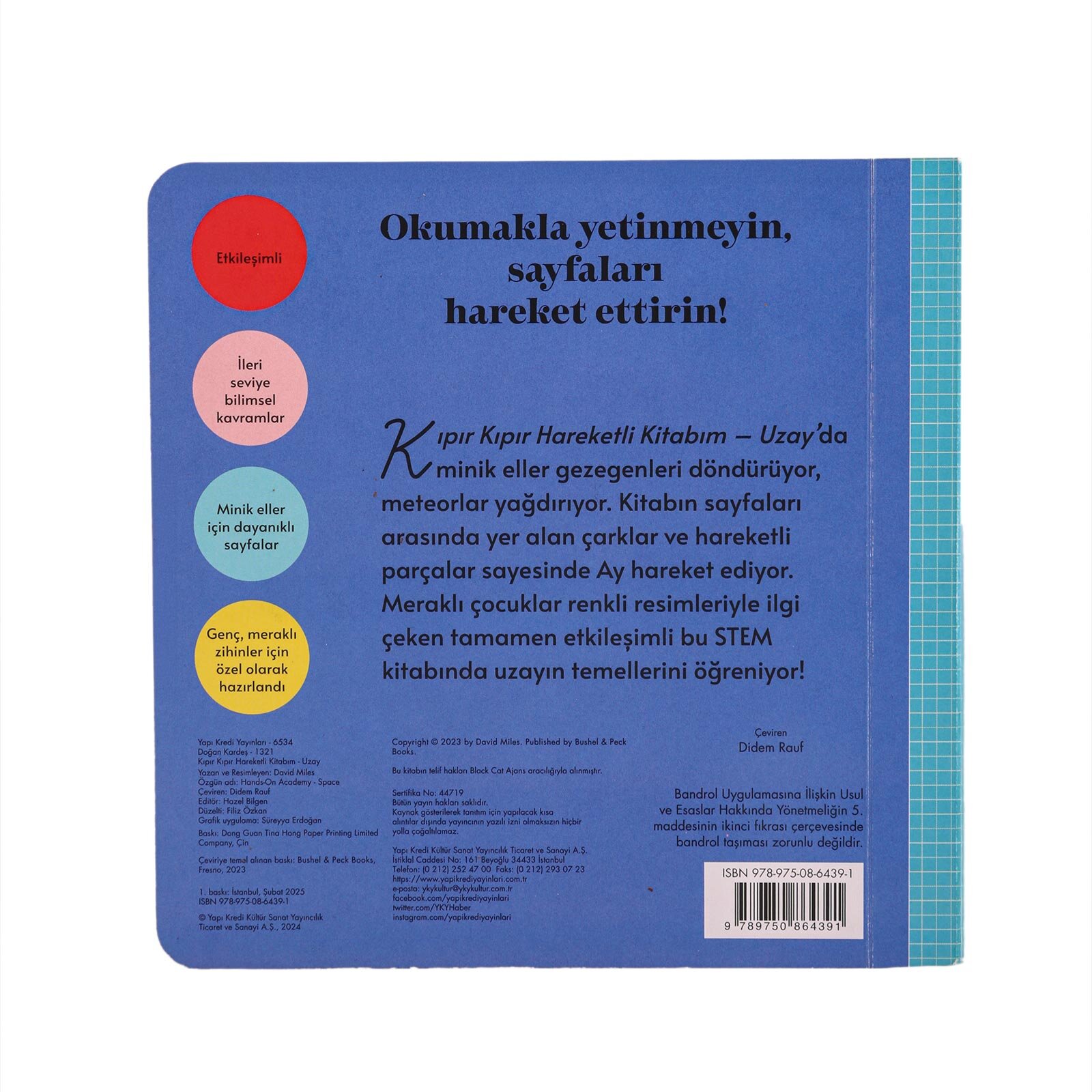 Kıpır Kıpır Hareketli Kitabım - Uzay
