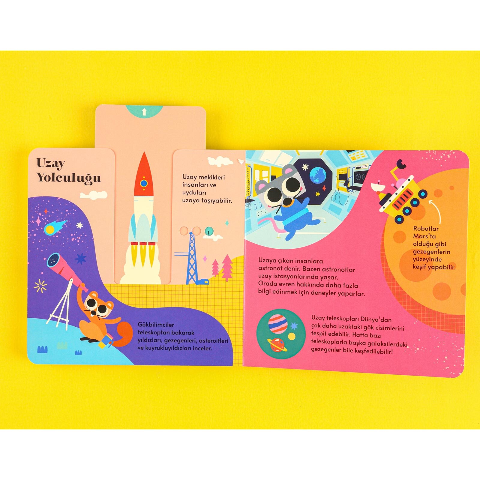 Kıpır Kıpır Hareketli Kitabım - Uzay