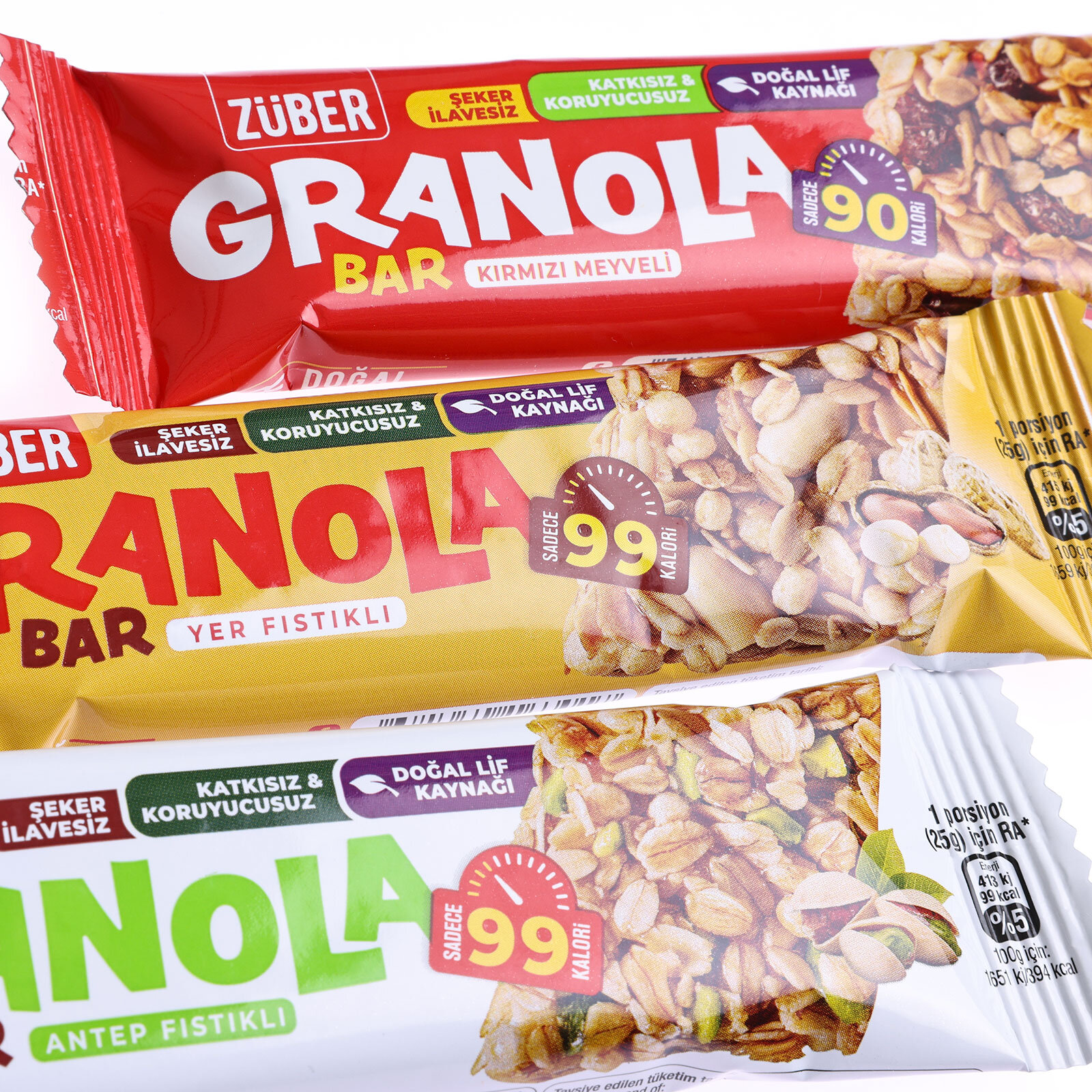 Kırmızı Meyveli Granola Bar 25 gr Kırmızı Meyveli Granola Bar 25 gr