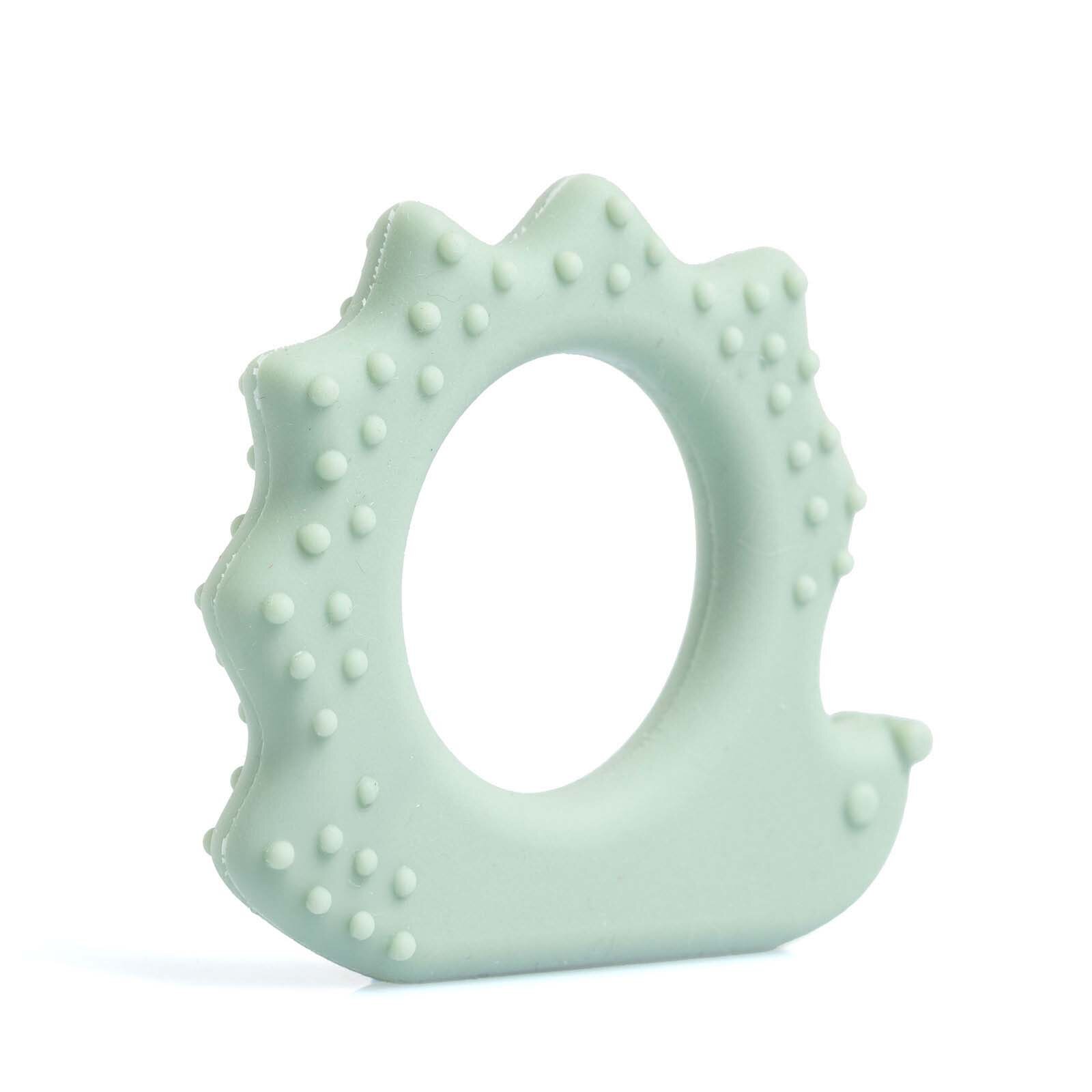 Kirpi Silikon Diş Kaşıyıcı Yeşil