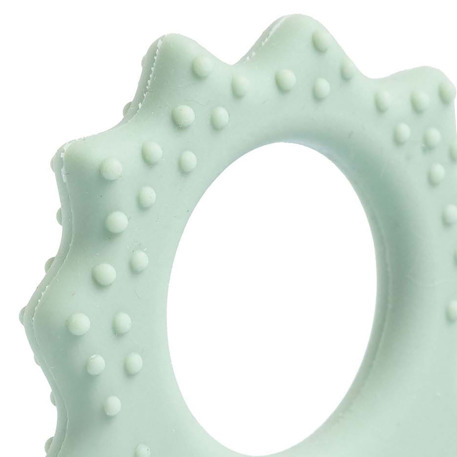 Kirpi Silikon Diş Kaşıyıcı Yeşil