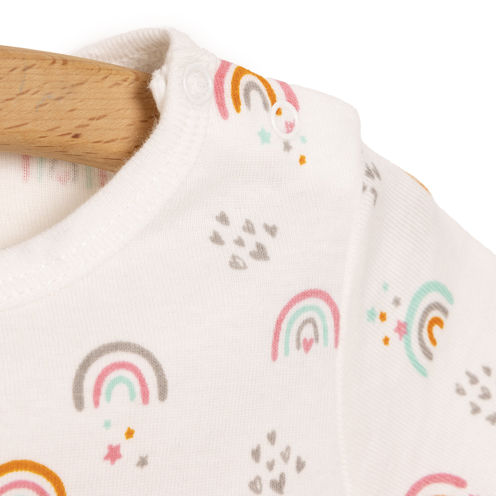 Kız Bebek Body Ribana Çıtçıtlı Zıbın Bisiklet Yaka Kısa Kol