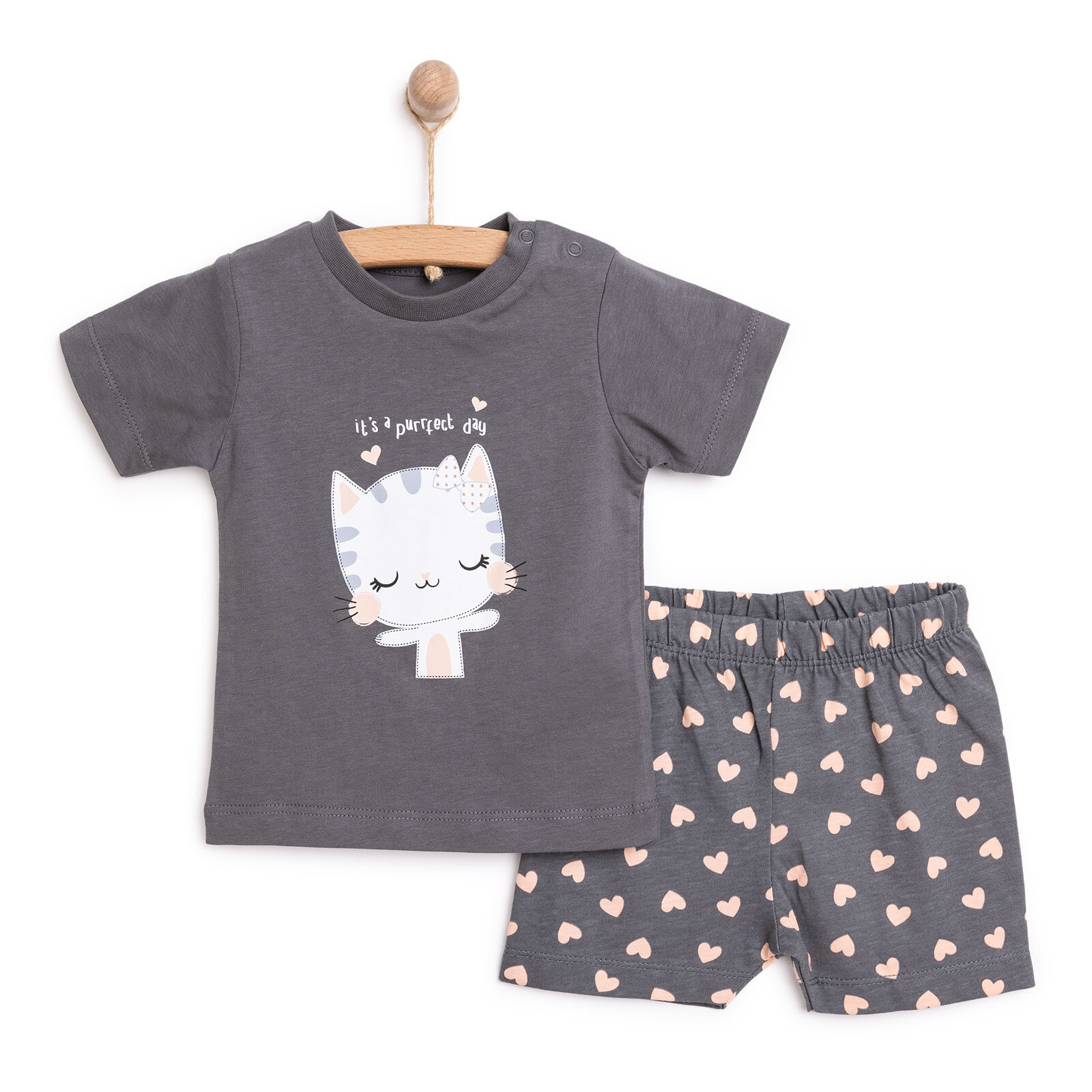 Kısa Kol Pijama Takımı