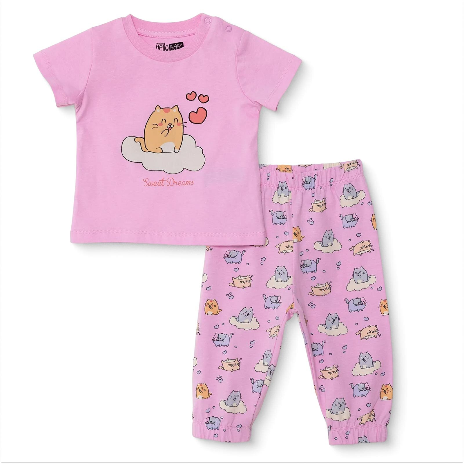 Kısa Kol Pijama Takımı