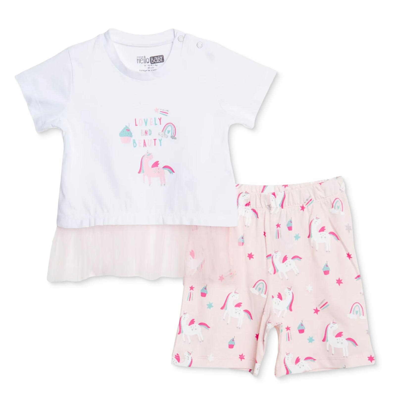 Kısa Kol Pijama Takımı Kısa Kol Pijama Takımı